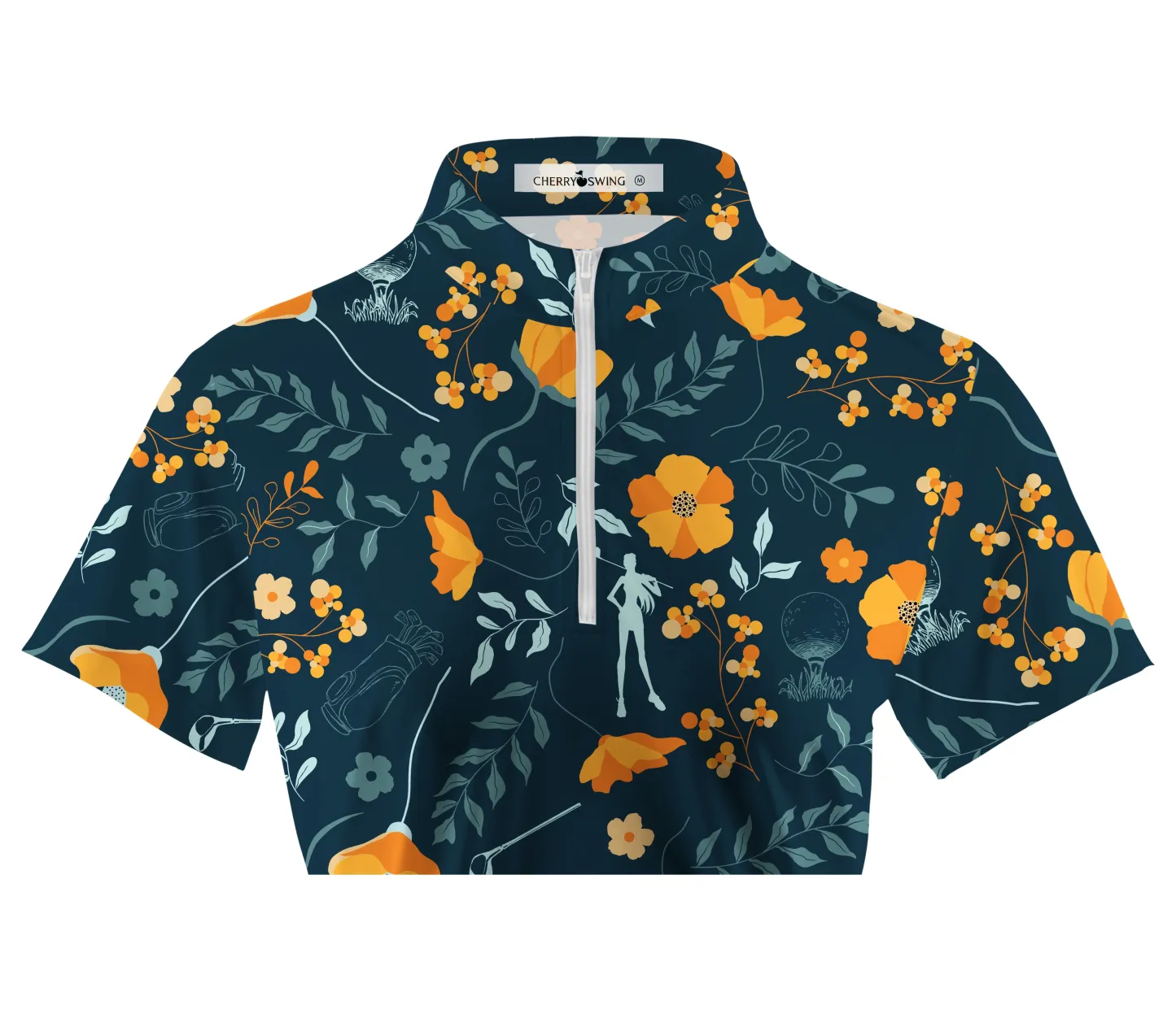 Cherryswing Women's Fall Competition Short Sleeve Polos