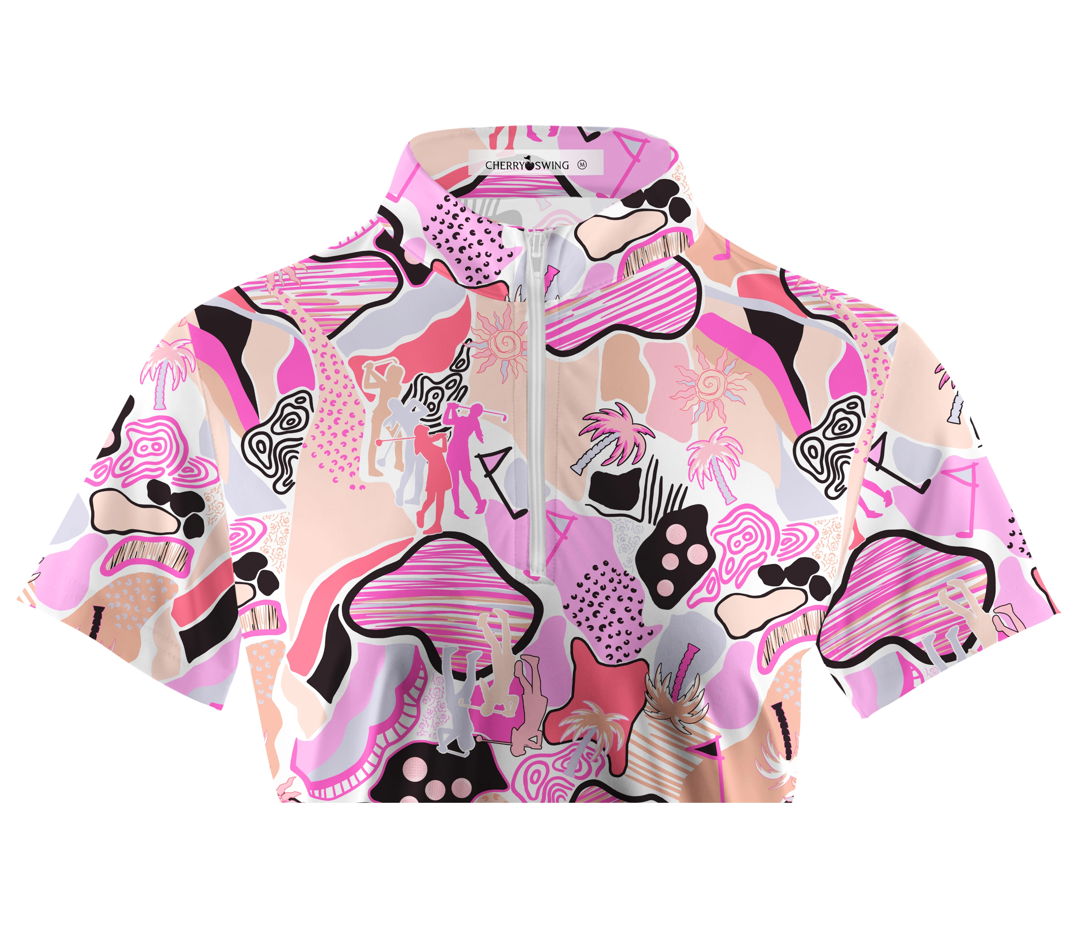 Cherryswing Women's Athlete Energy Short Sleeve Polos