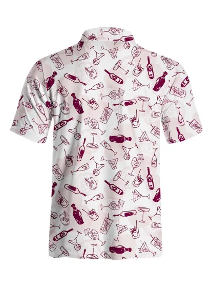 Cherryswing Charm Men's Golf Short Sleeve Polos 