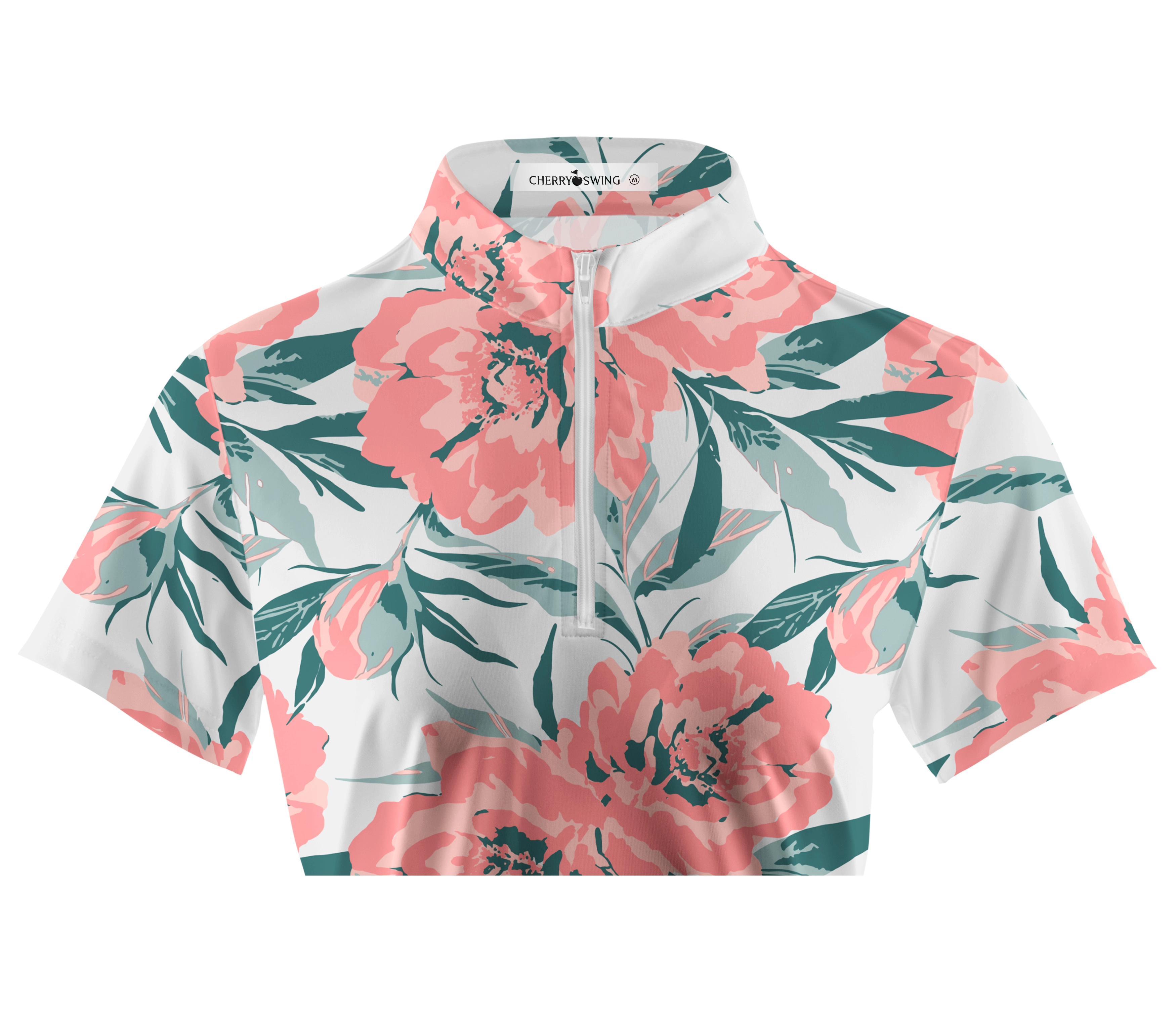 Cherryswing Women's Exuberance Of Nature Short Sleeve Polos