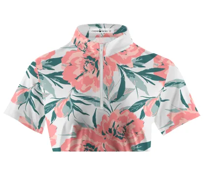 Cherryswing Women's Exuberance Of Nature Short Sleeve Polos