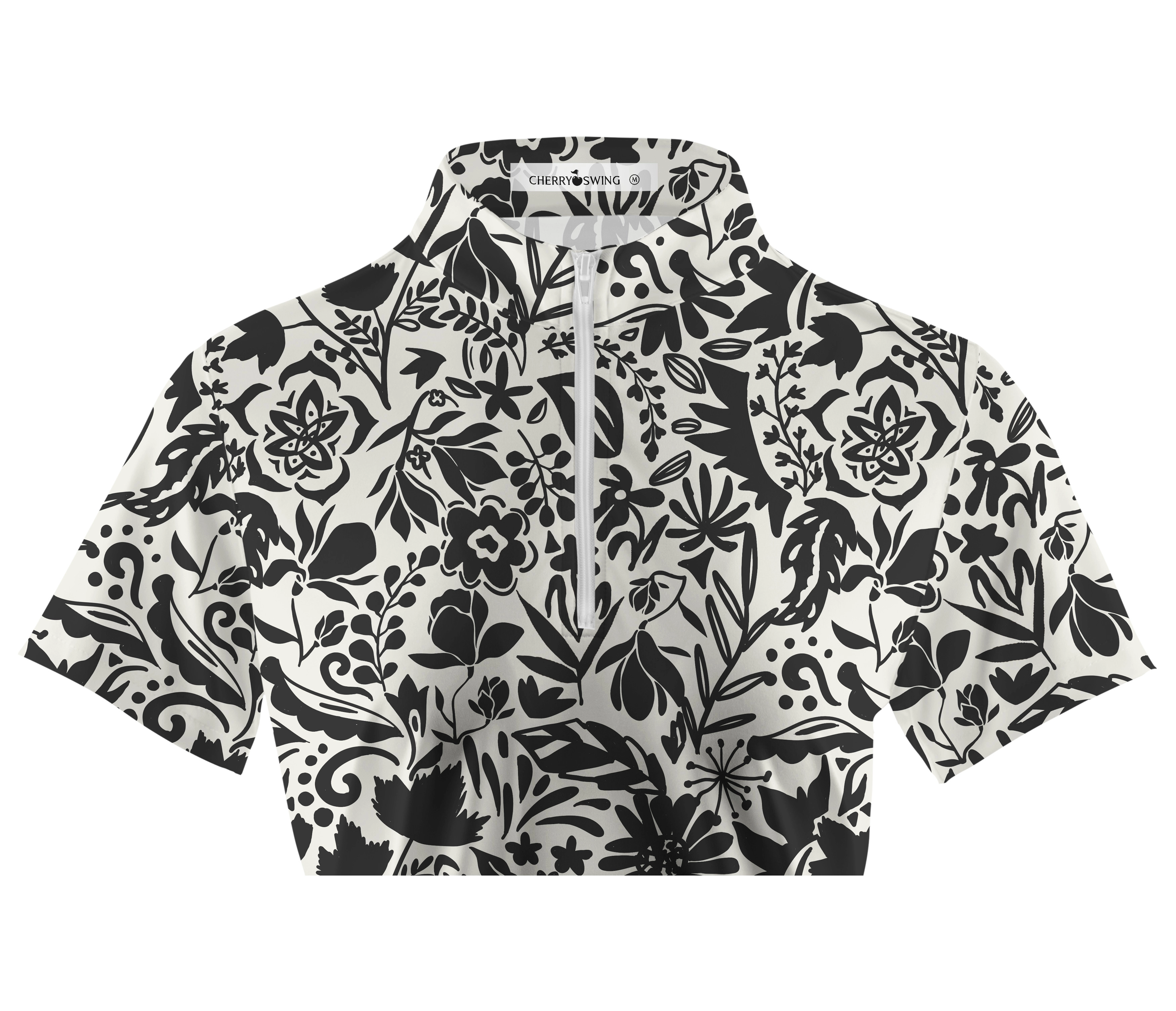 Cherryswing Women's Modern Twist Short Sleeve Polos