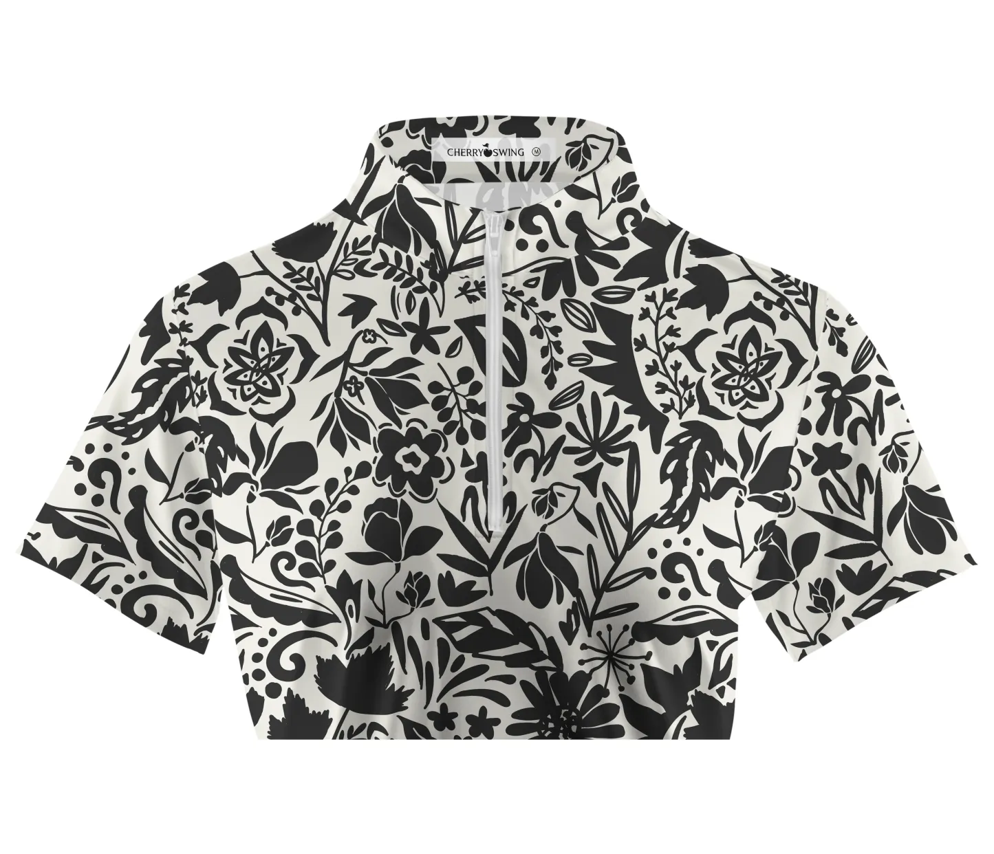 Cherryswing Women's Modern Twist Short Sleeve Polos