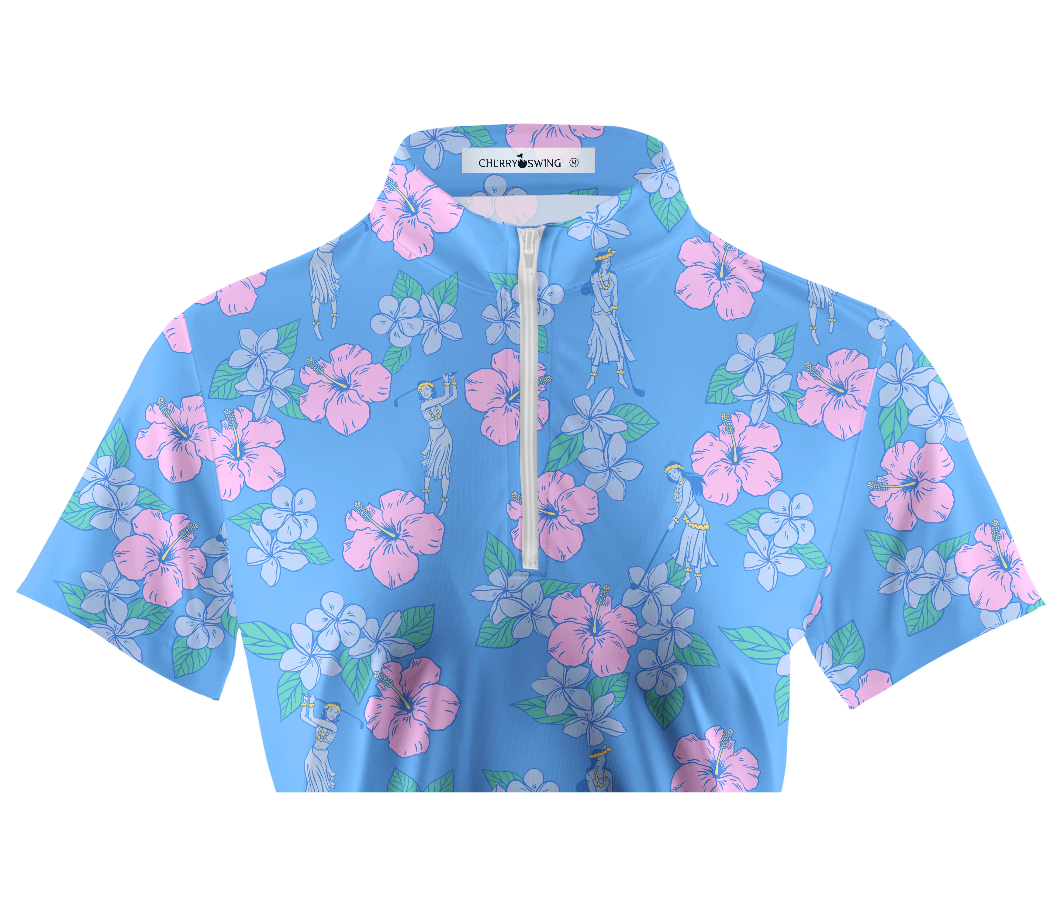 Cherryswing Women's Dance Golf Short Sleeve Polos