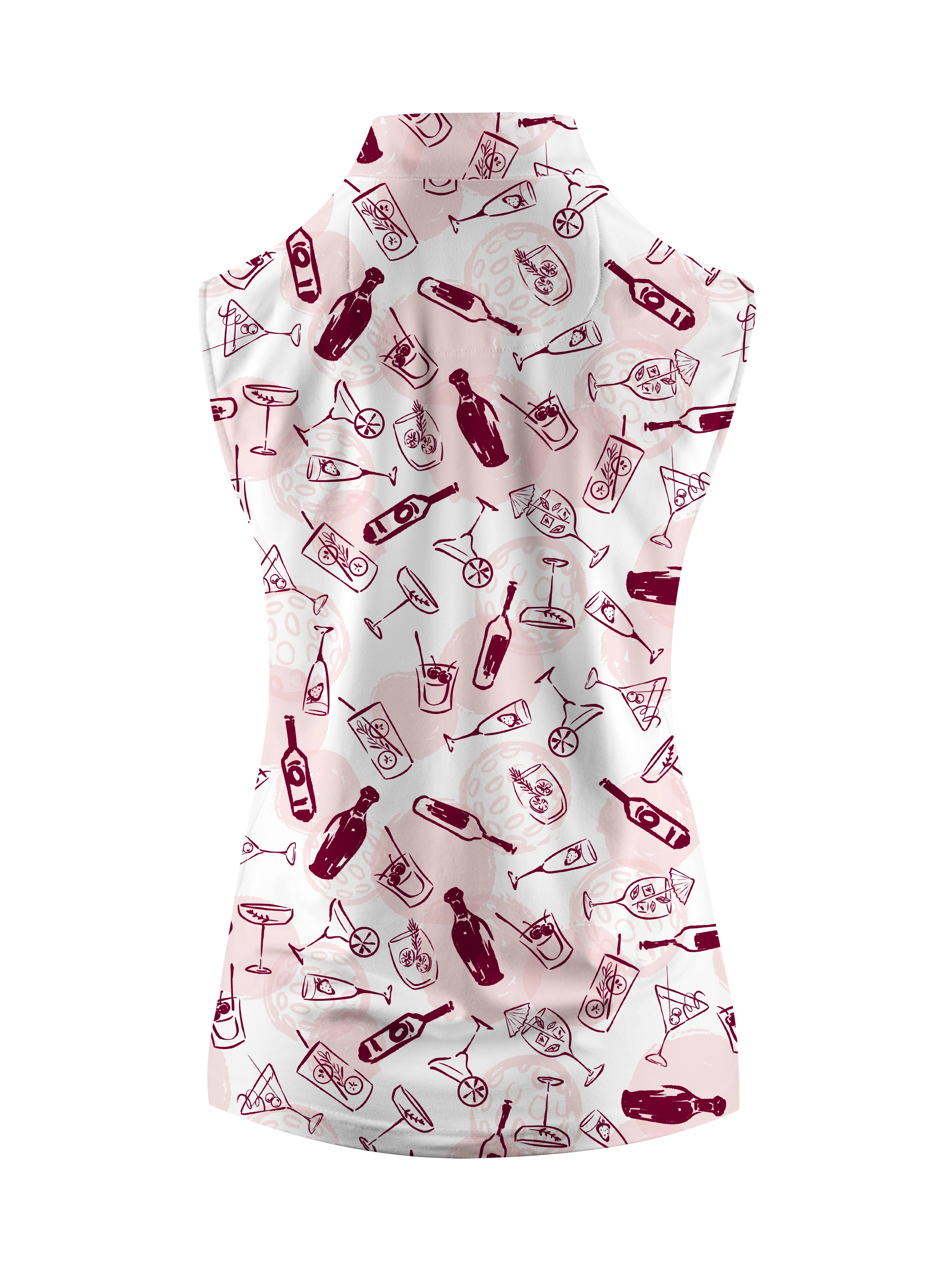 Cherryswing Women's Charm Golf Sleeveless Polo Shirt