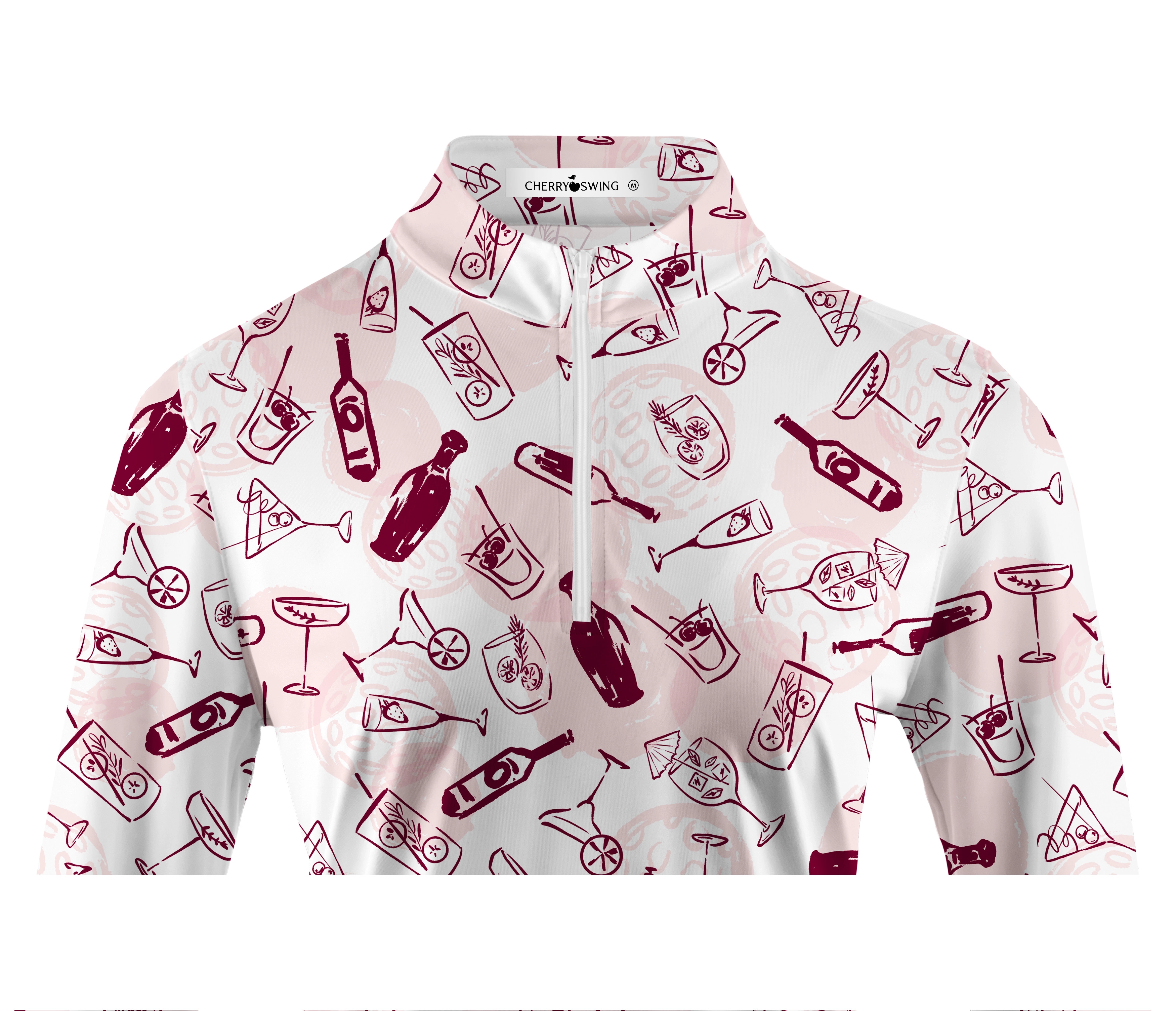 Cherryswing Women's Charm Golf Long Sleeve Polo Shirt