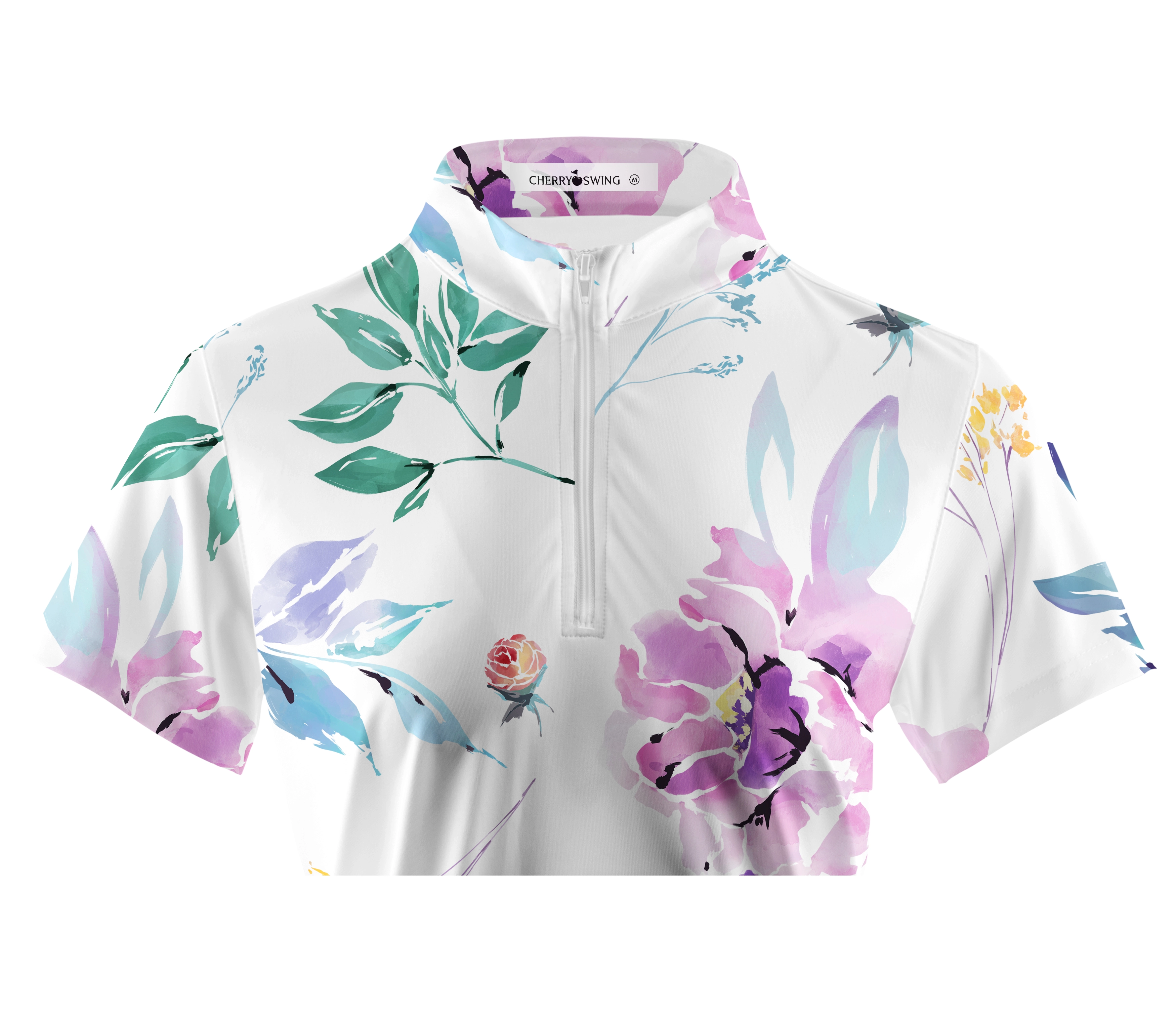 Cherryswing Women's Fluidity of Nature Short Sleeve Polos