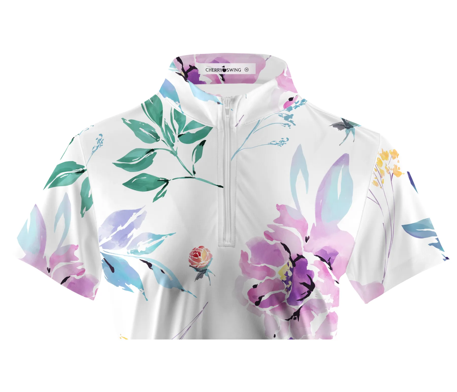 Cherryswing Women's Fluidity of Nature Short Sleeve Polos