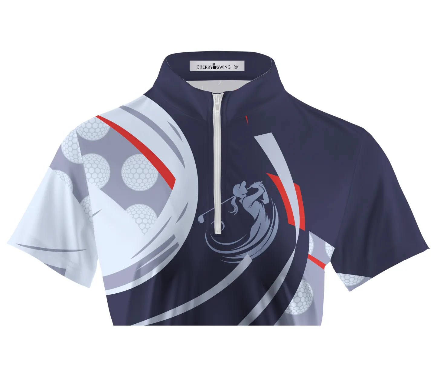 Cherryswing Women's Strength and Luck Short Sleeve Polos