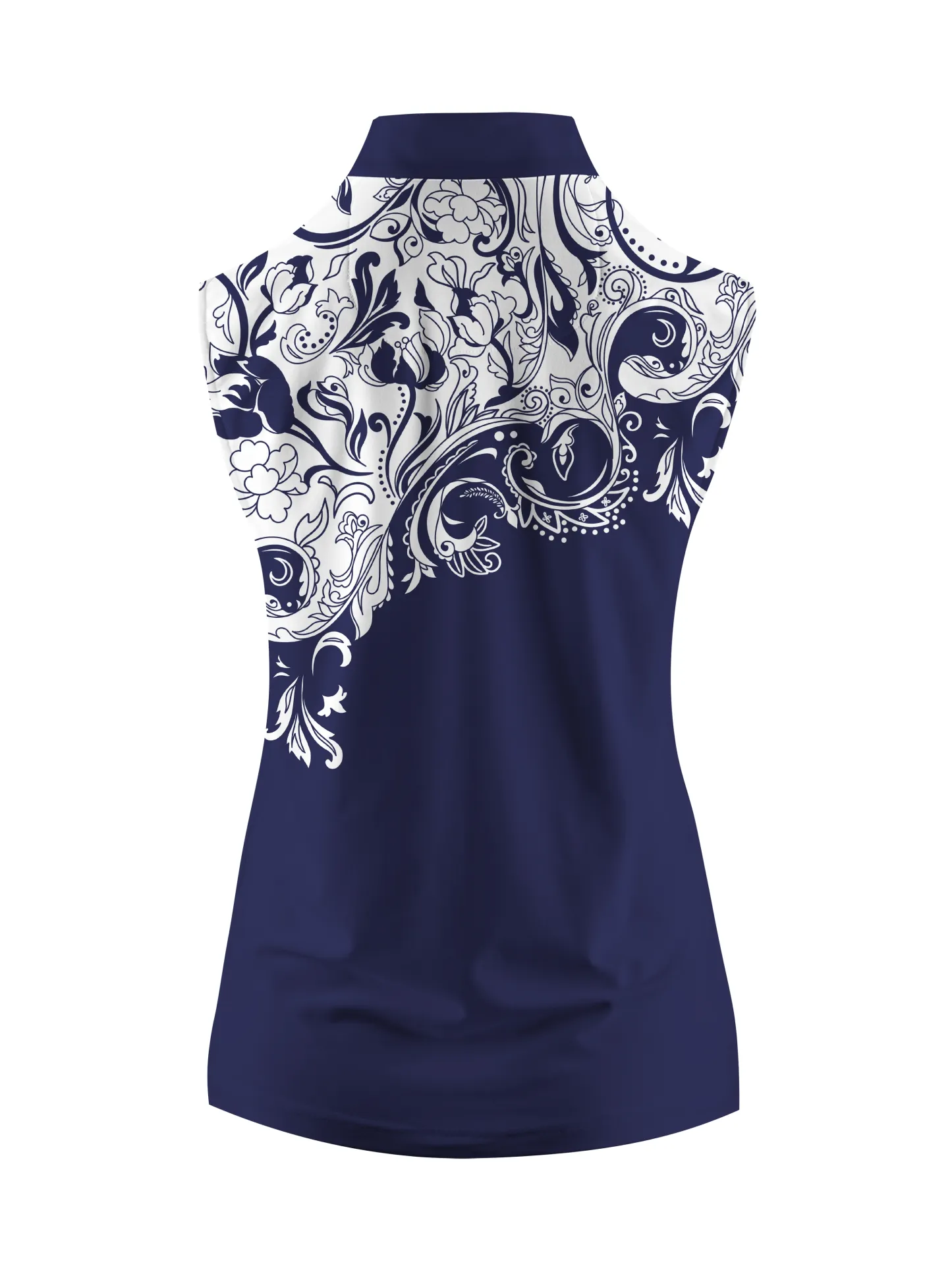 Cherryswing Women's Timeless Artistry Sleeveless Polo Shirt