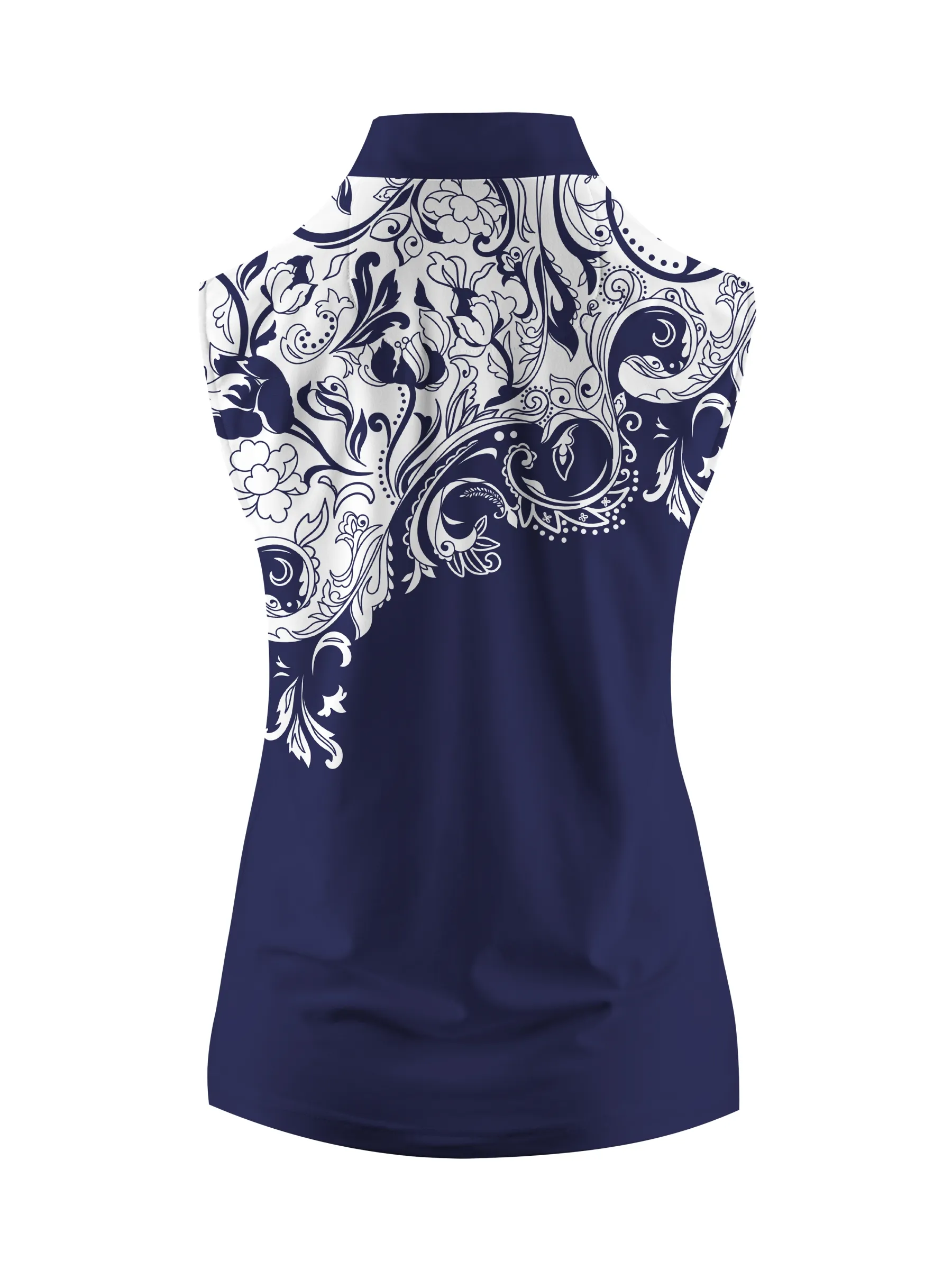 Cherryswing Women's Timeless Artistry Sleeveless Polo Shirt