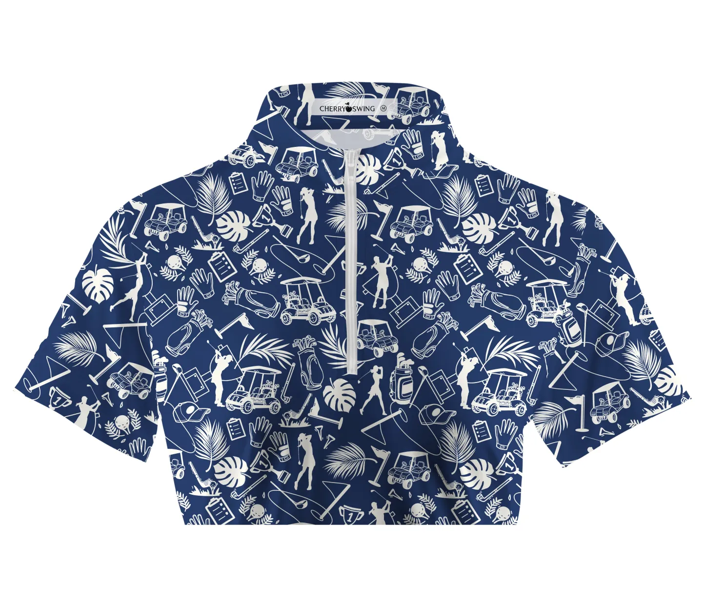 Cherryswing Women's Energy of Golf Short Sleeve Polos