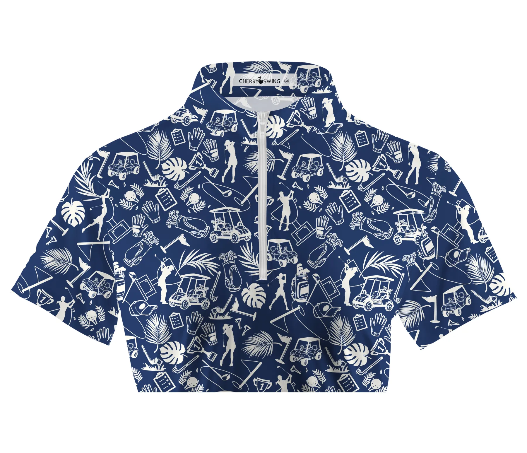 Cherryswing Women's Energy of Golf Short Sleeve Polos