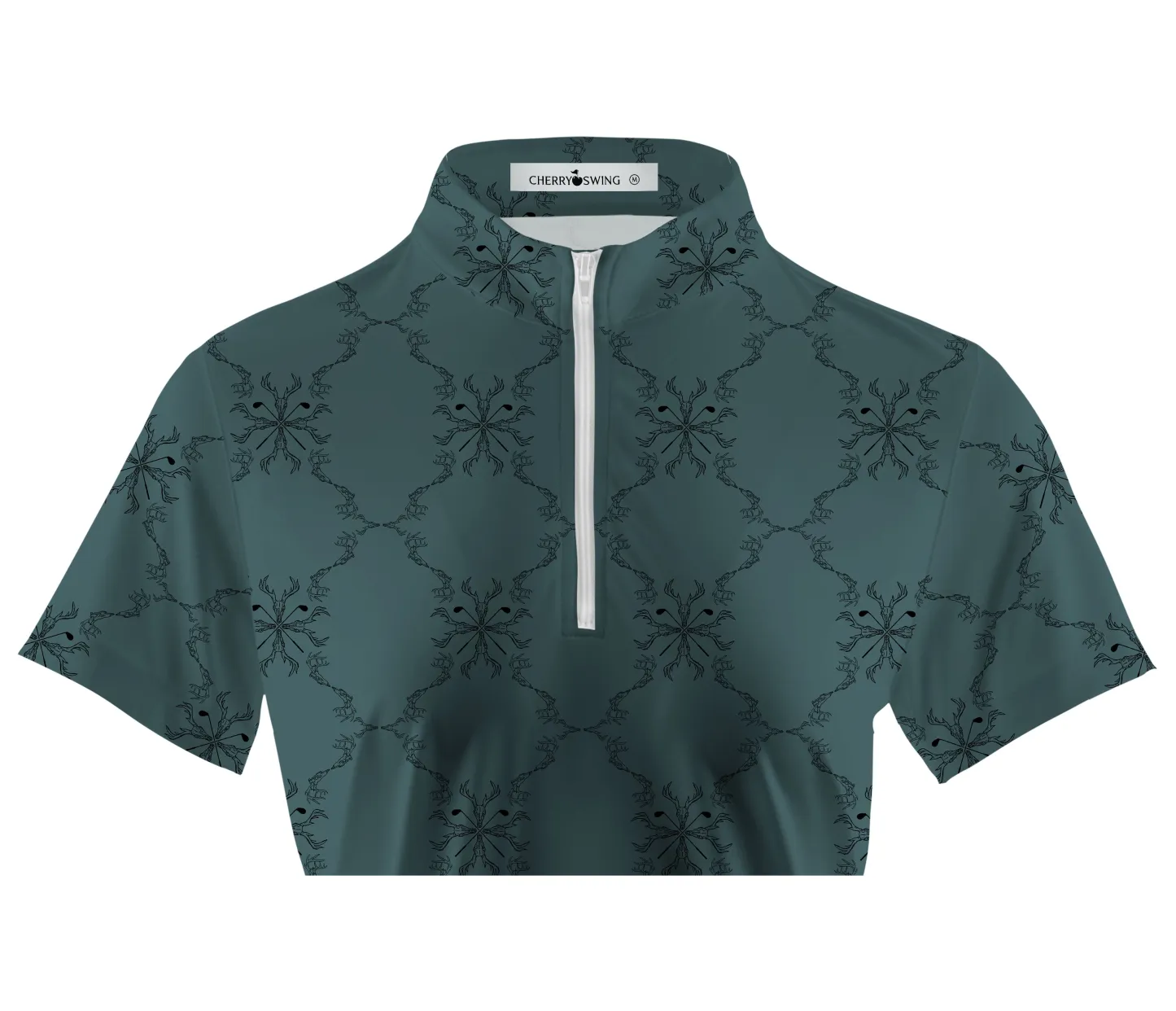 Cherryswing Women's Sense of Mystery Short Sleeve Polos