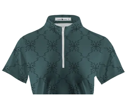 Cherryswing Women's Sense of Mystery Short Sleeve Polos