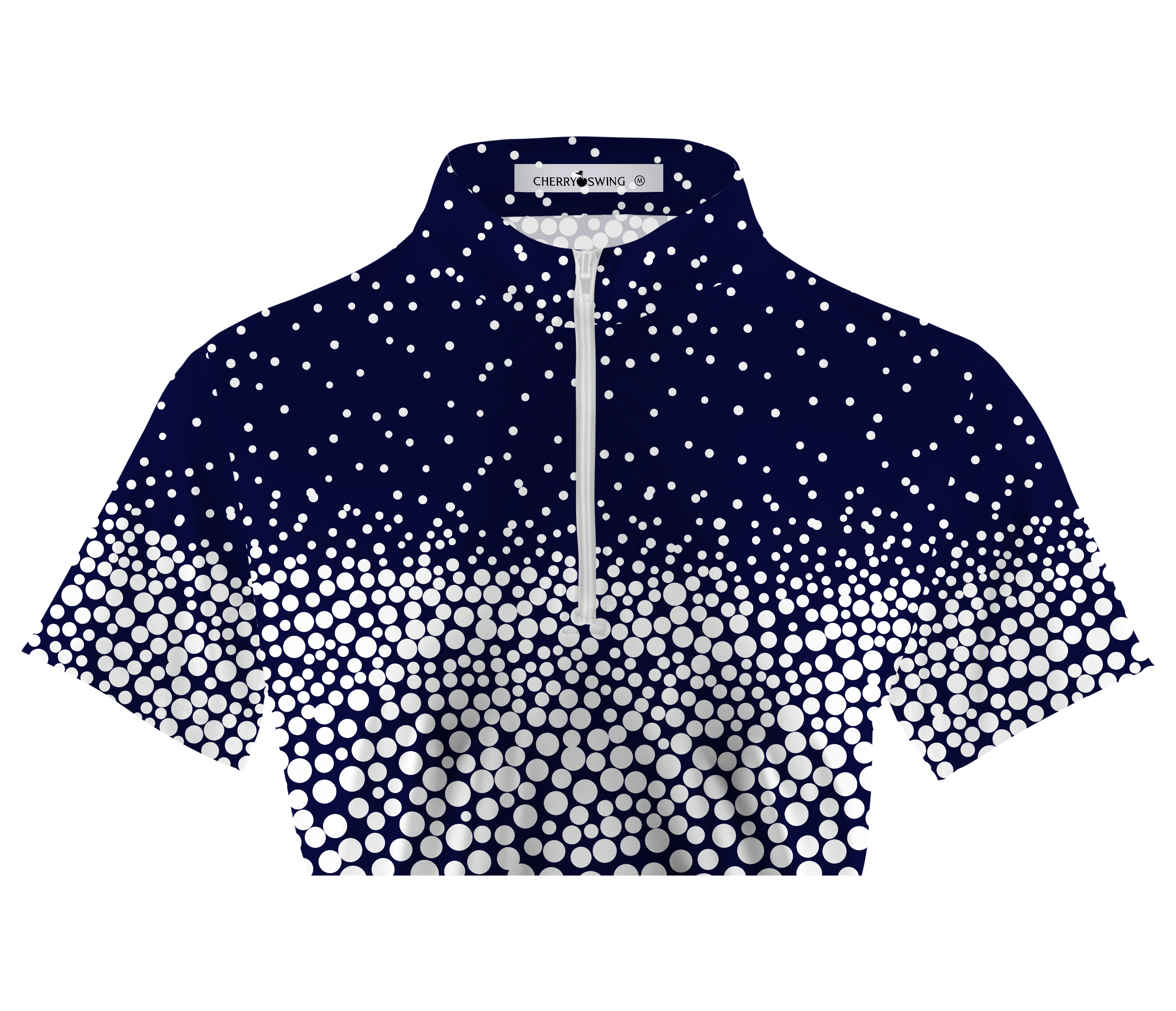 Cherryswing Women's Vivid Floral Short Sleeve Polos