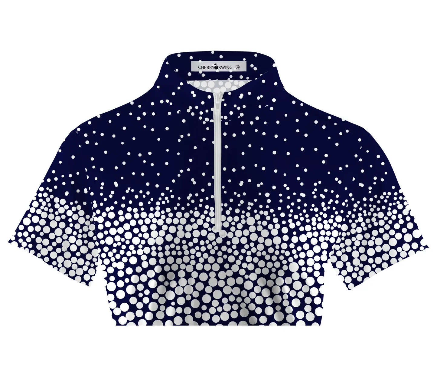 Cherryswing Women's Vivid Floral Short Sleeve Polos