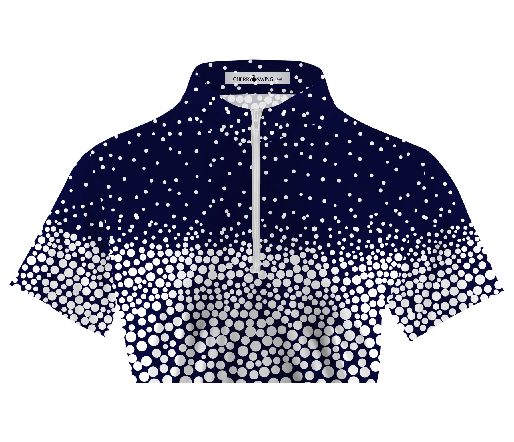 Cherryswing Women's Vivid Floral Short Sleeve Polos