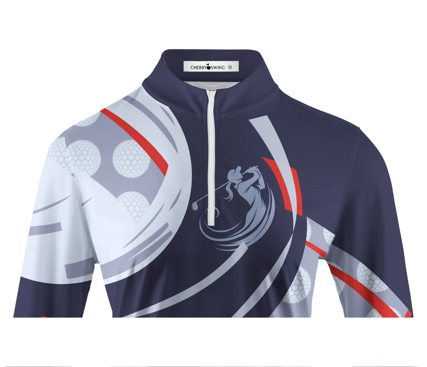 Cherryswing Women's Strength and Luck Long Sleeve Polos