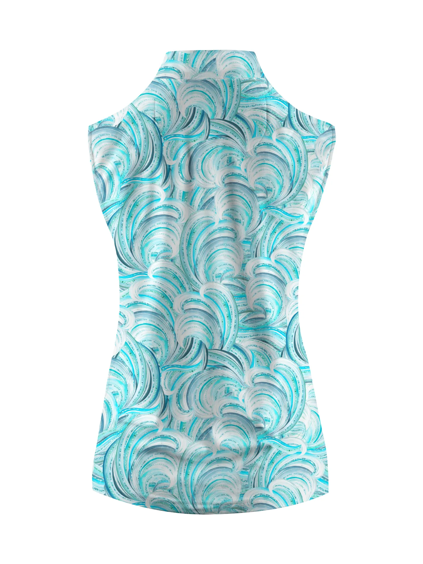 Cherryswing Women's Free Waves Sleeveless Polos