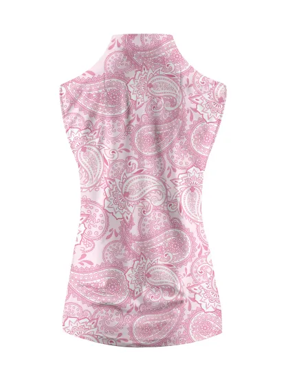 Cherryswing Sleeveless Golf Polo Shirt for Women