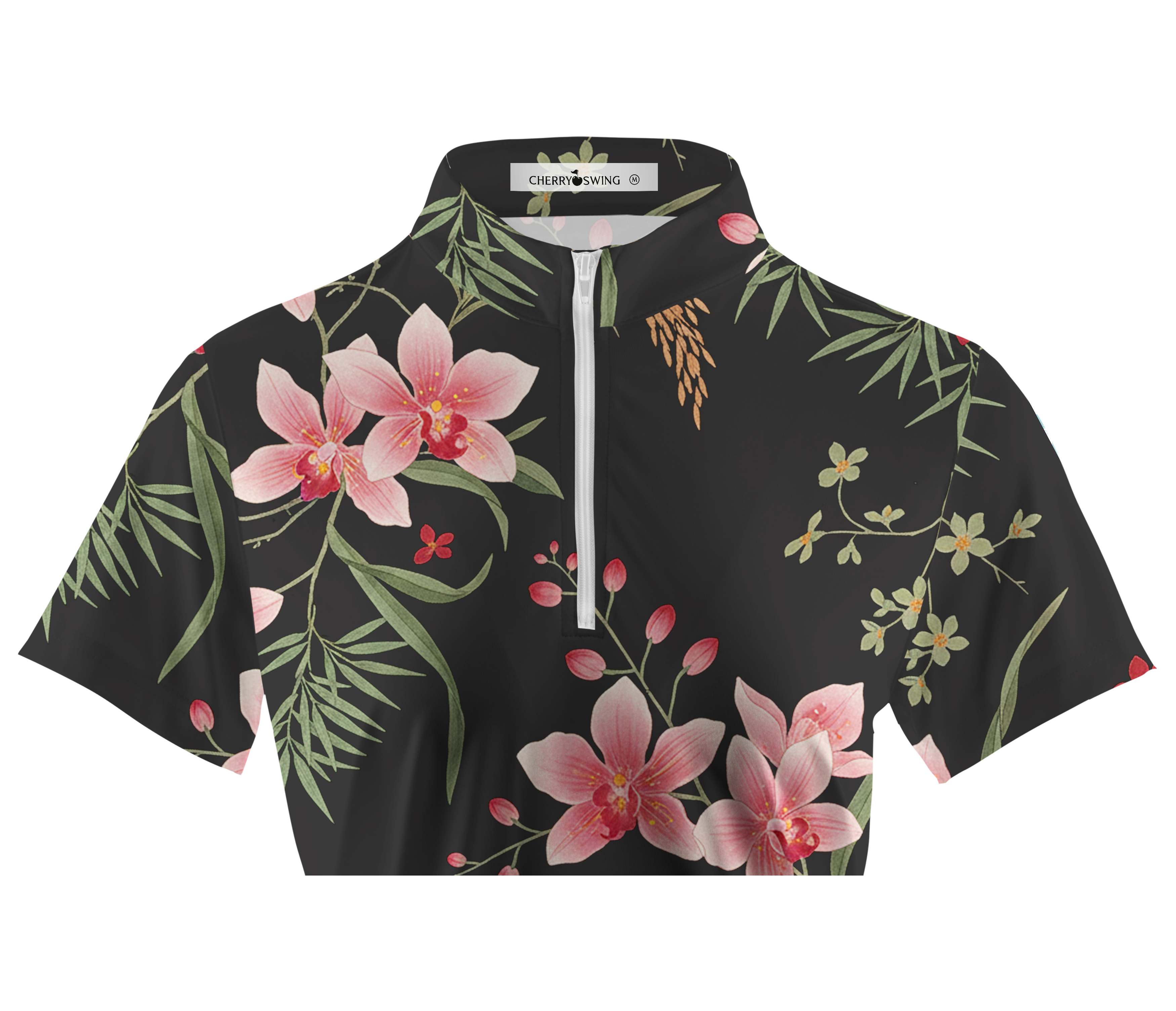 Cherryswing Women's Midnight Orchid Short Sleeve Polos