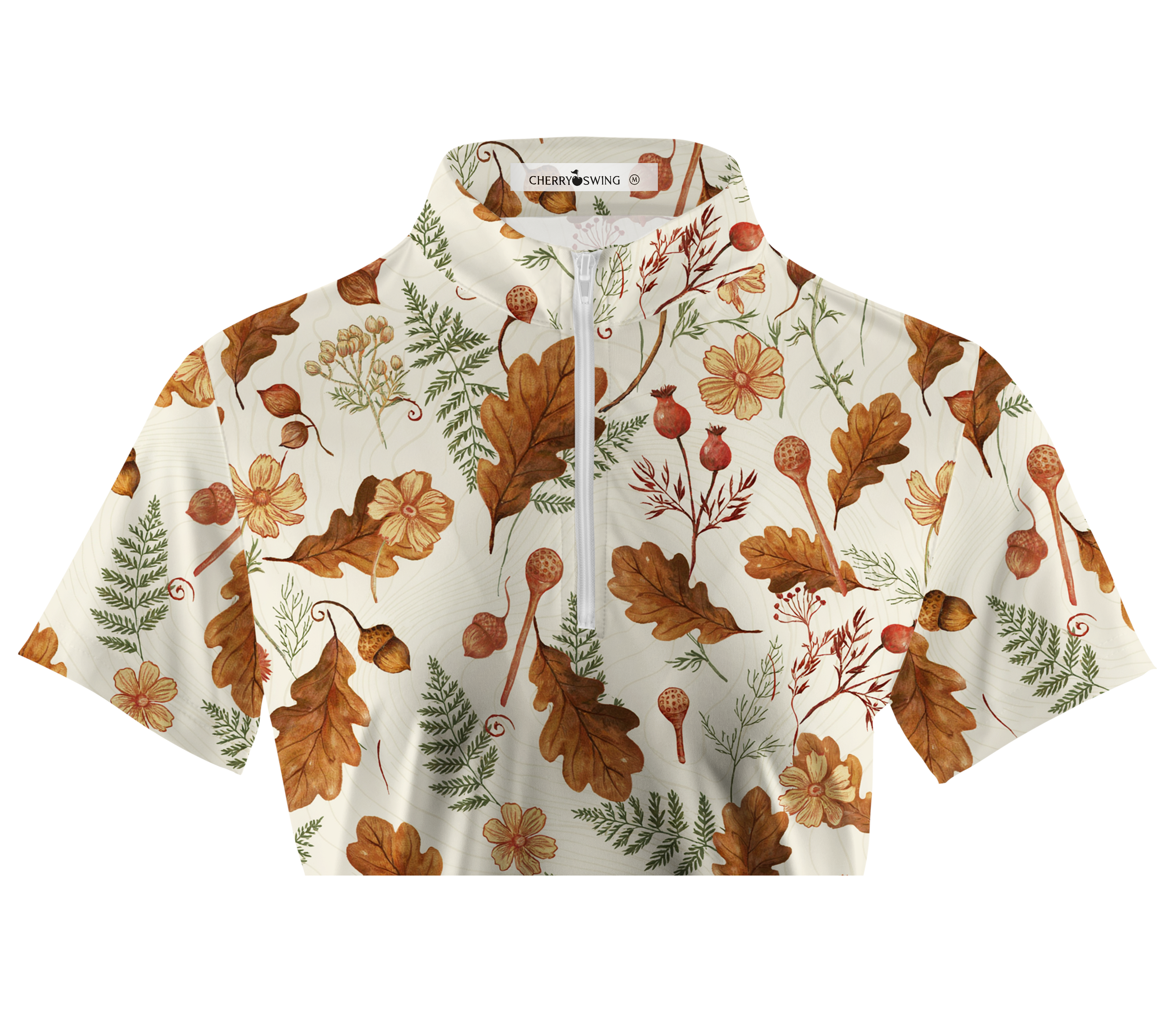Cherryswing Women's Autumn Oak Links Short Sleeve Polos