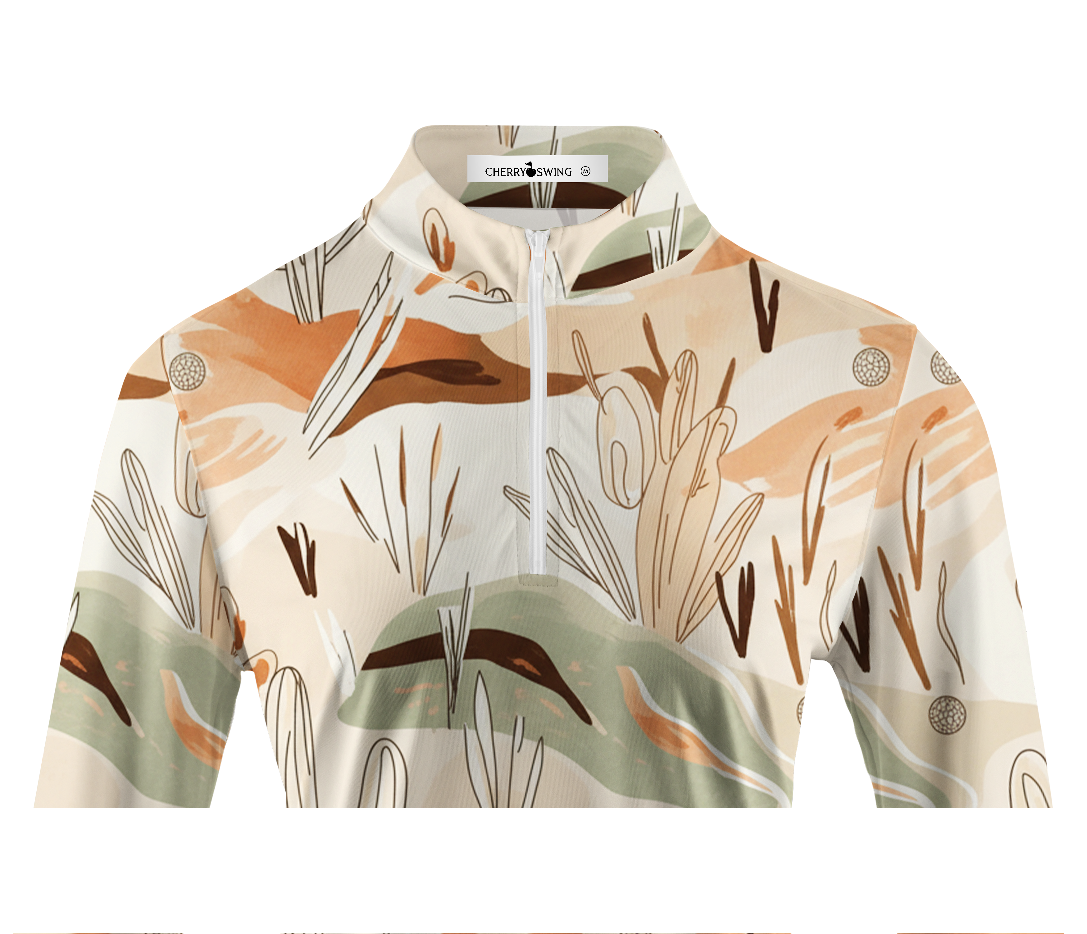 Cherryswing Women's Desert Dunes Links Long Sleeve Golf Shirt