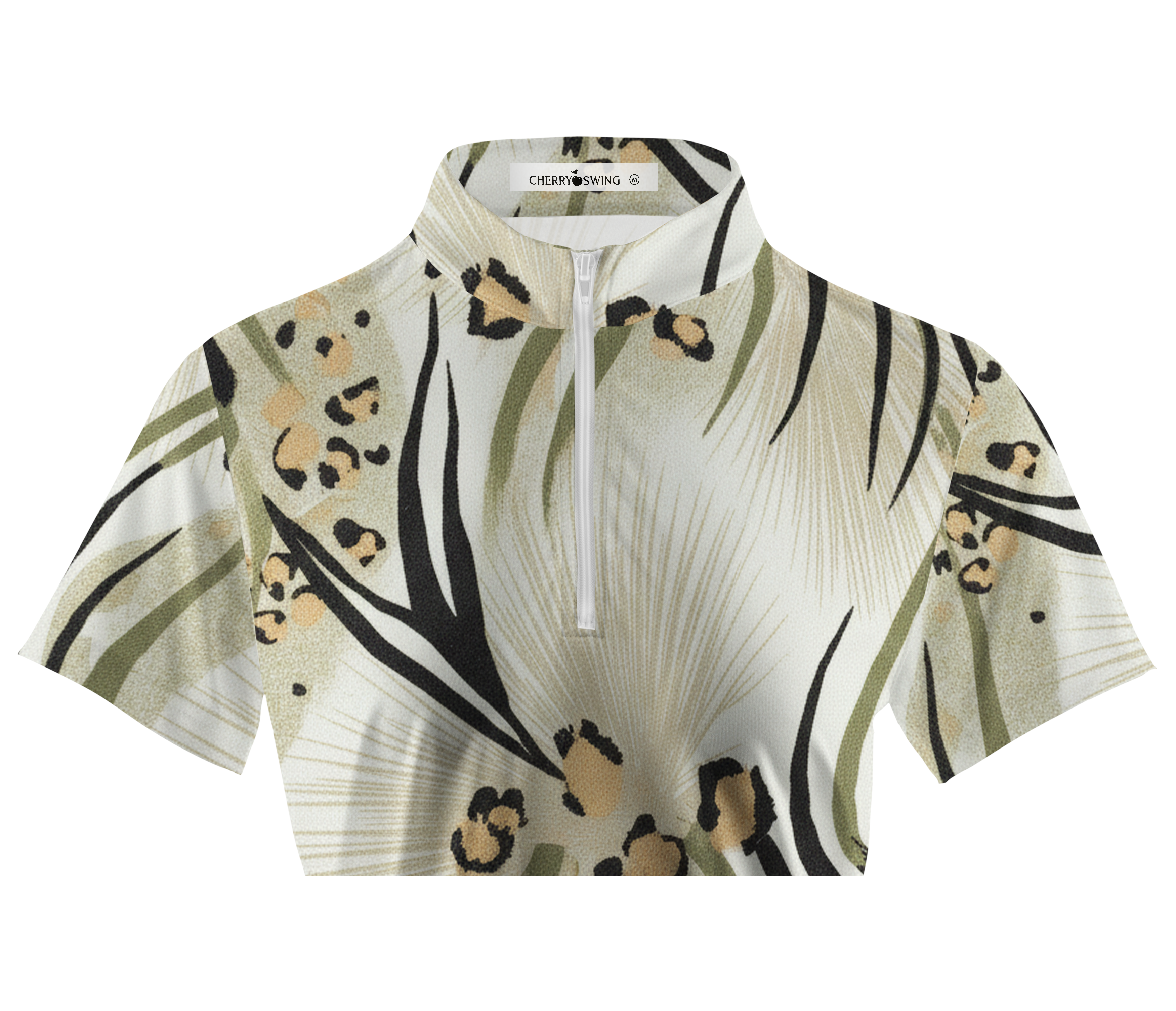 Cherryswing Women's Wild Greens Short Sleeve Polos