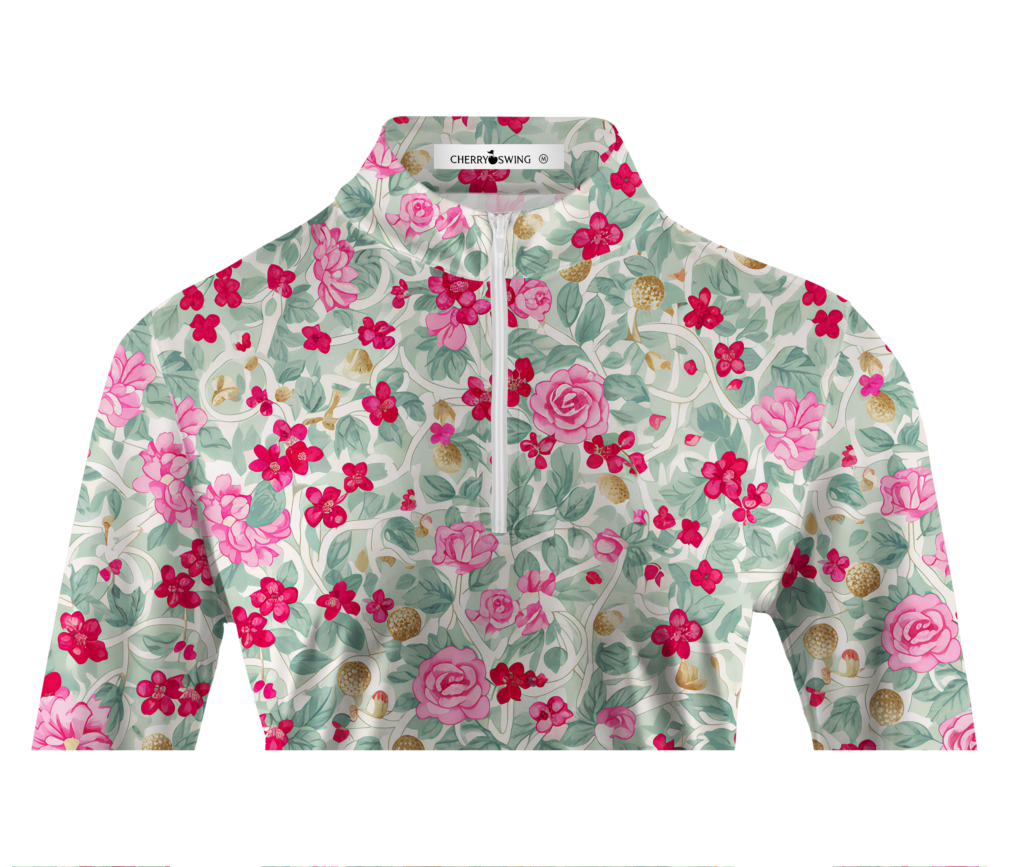 Cherryswing Women's Rose Haven Long Sleeve Golf Shirt
