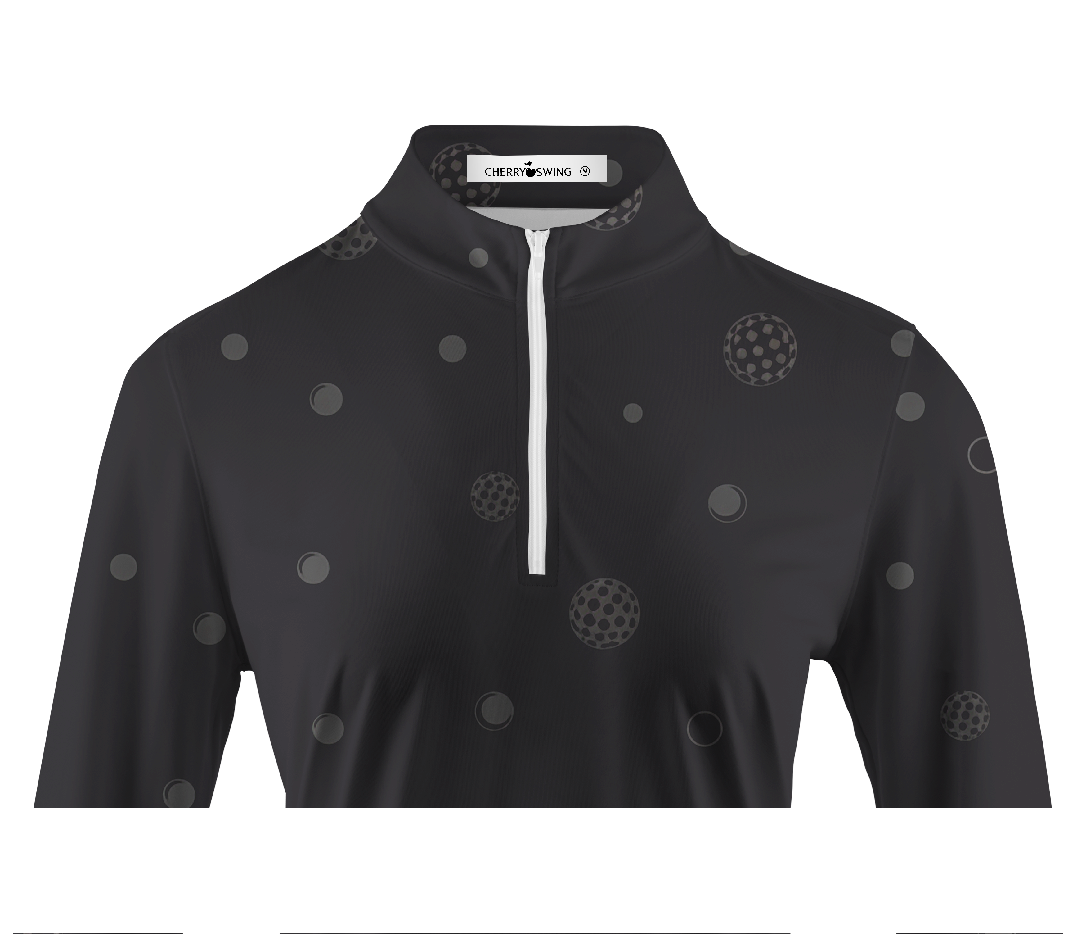 Cherryswing Women's Midnight Dimple Long Sleeve Golf Shirt