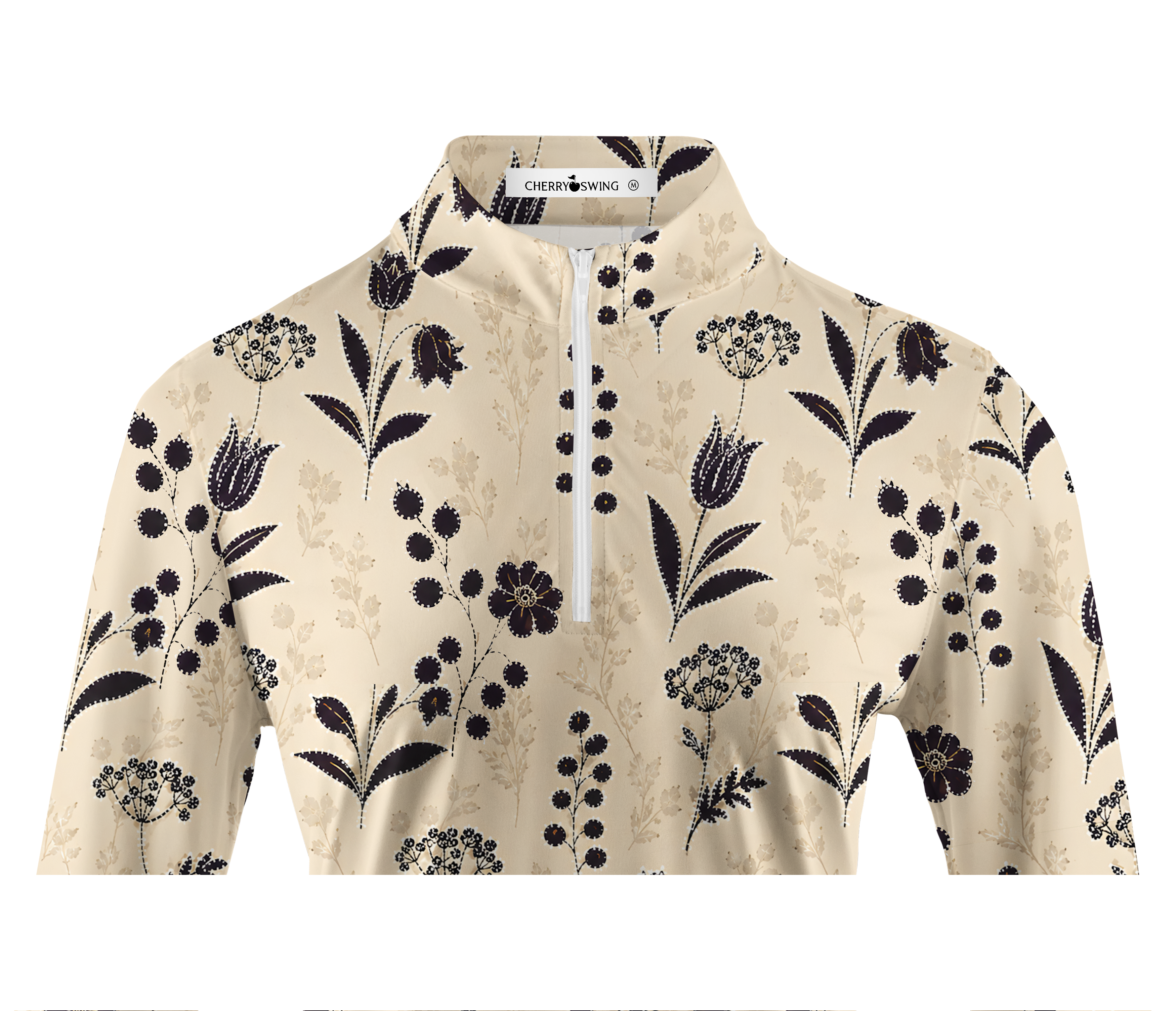 Cherryswing Women's Shadows Dance Long Sleeve Golf Shirt