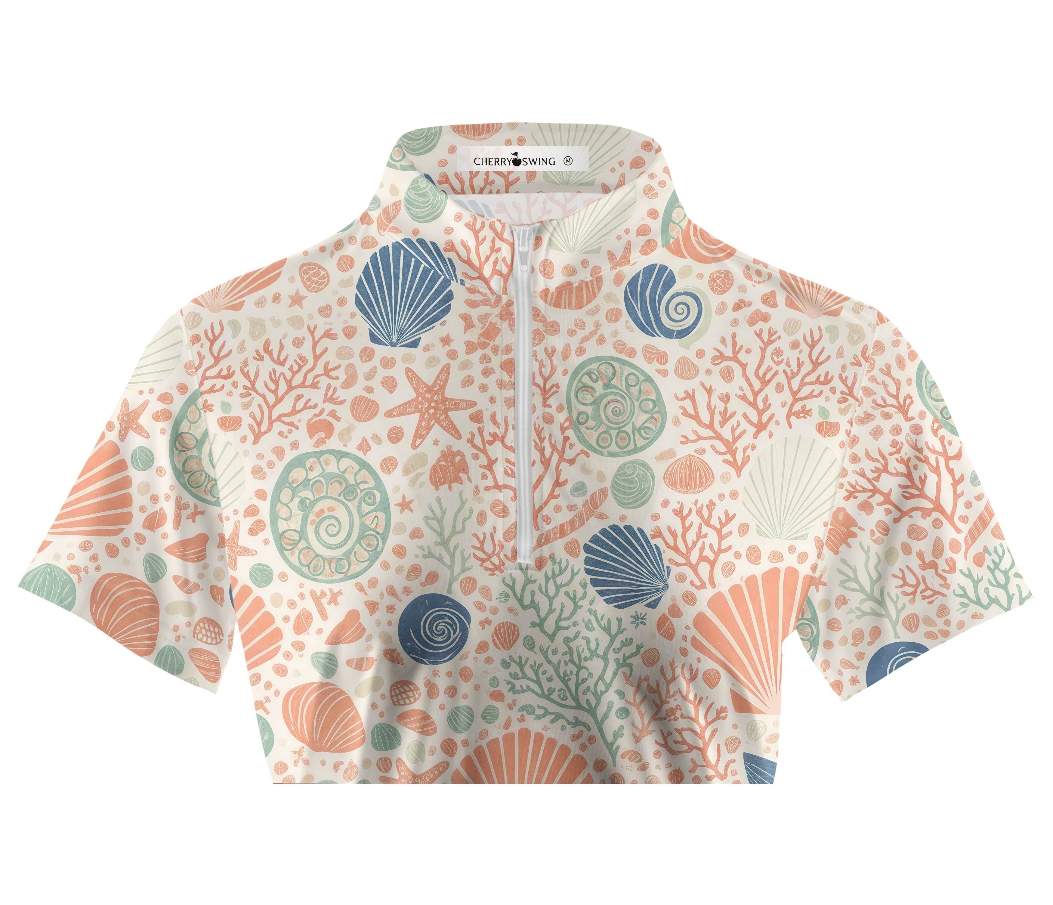 Cherryswing Women's Shoreline Shell Short Sleeve Golf Shirt
