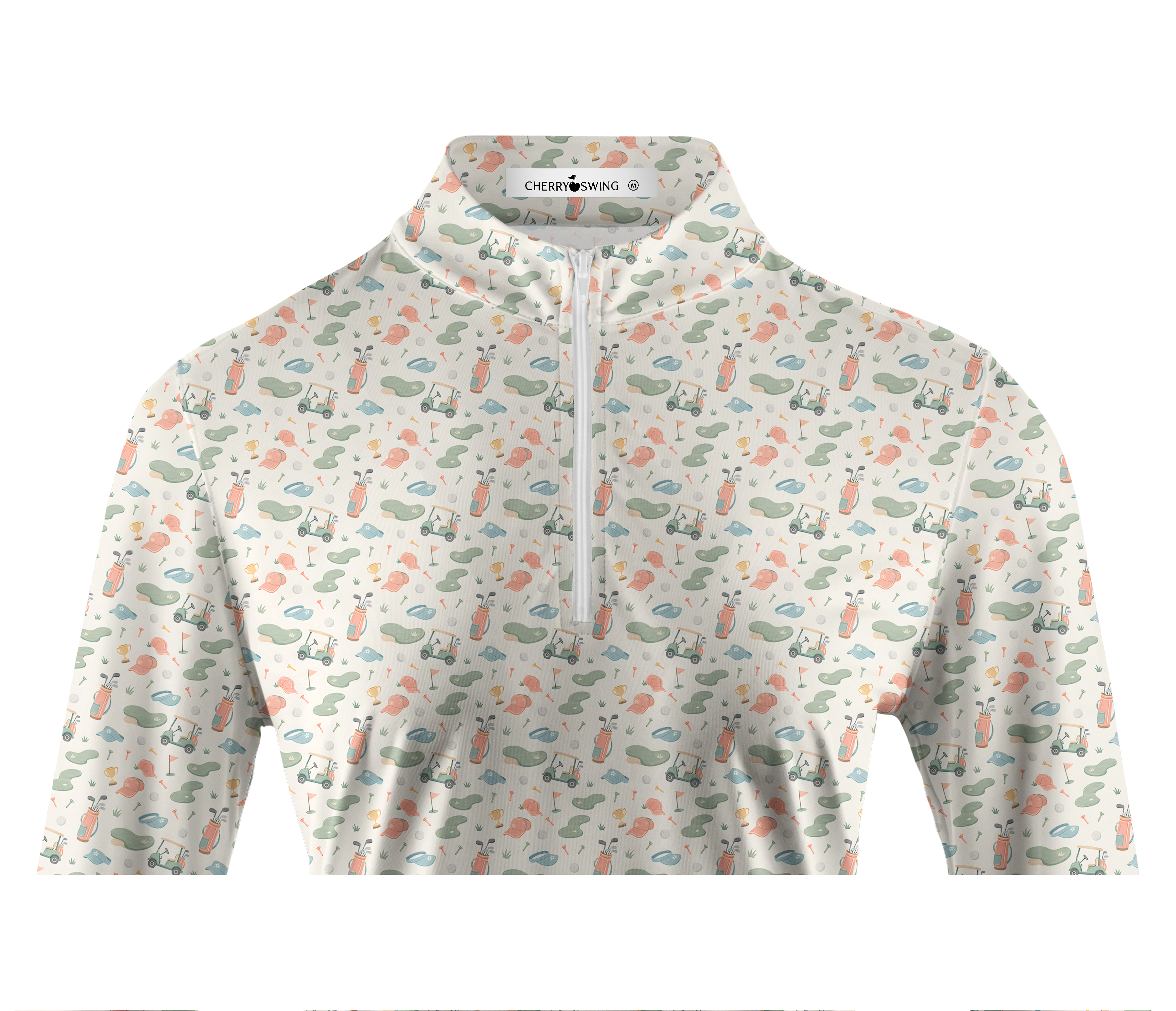 Cherryswing Women's Course Sketch Long Sleeve Golf Shirt