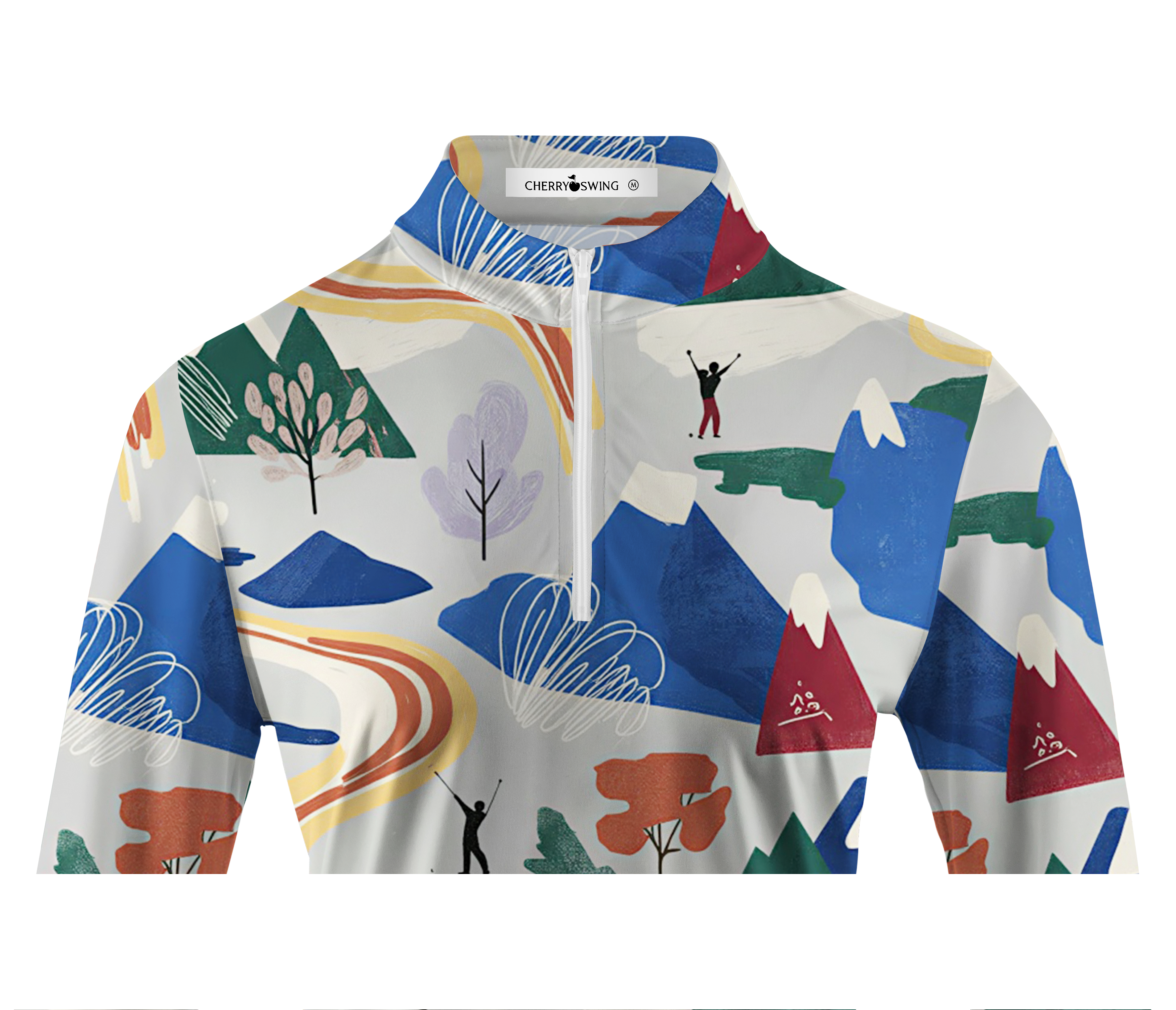 Cherryswing Women's Mountain Vista Long Sleeve Golf Shirt