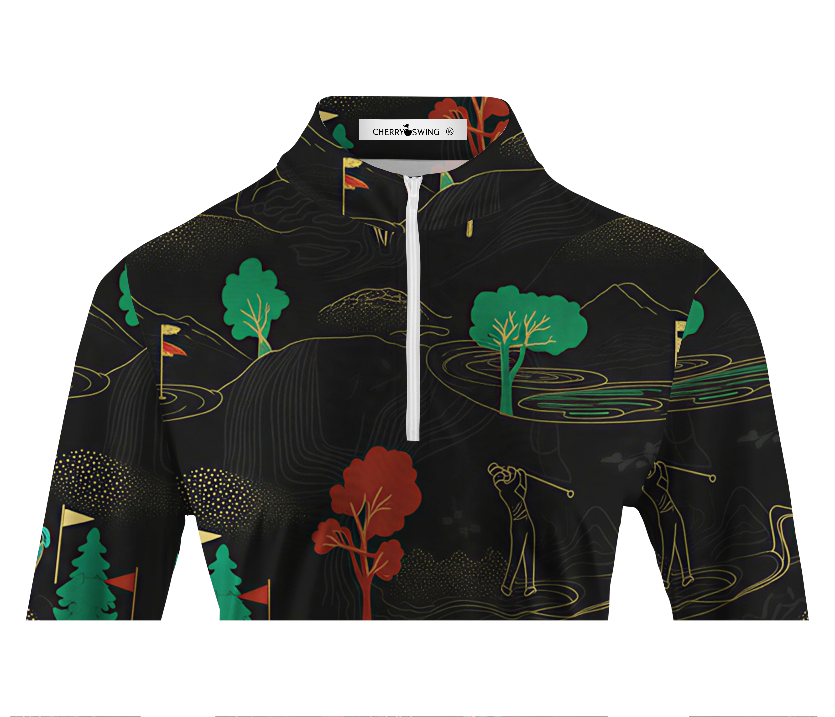 Cherryswing Women's Night Terrain Long Sleeve Golf Shirt