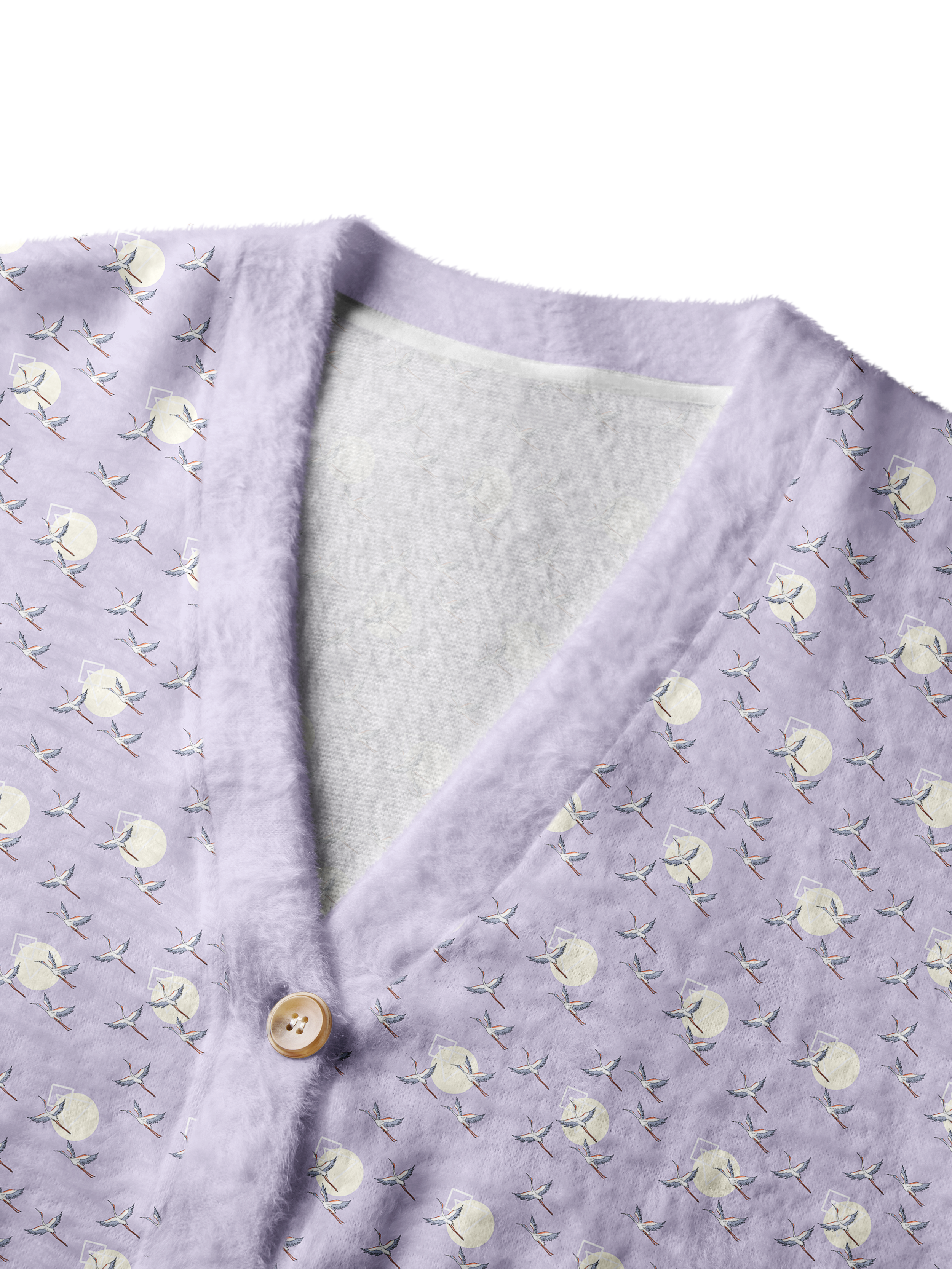 Cherryswing Women's Birdie Flight Fuzzy Knit Golf Cardigan