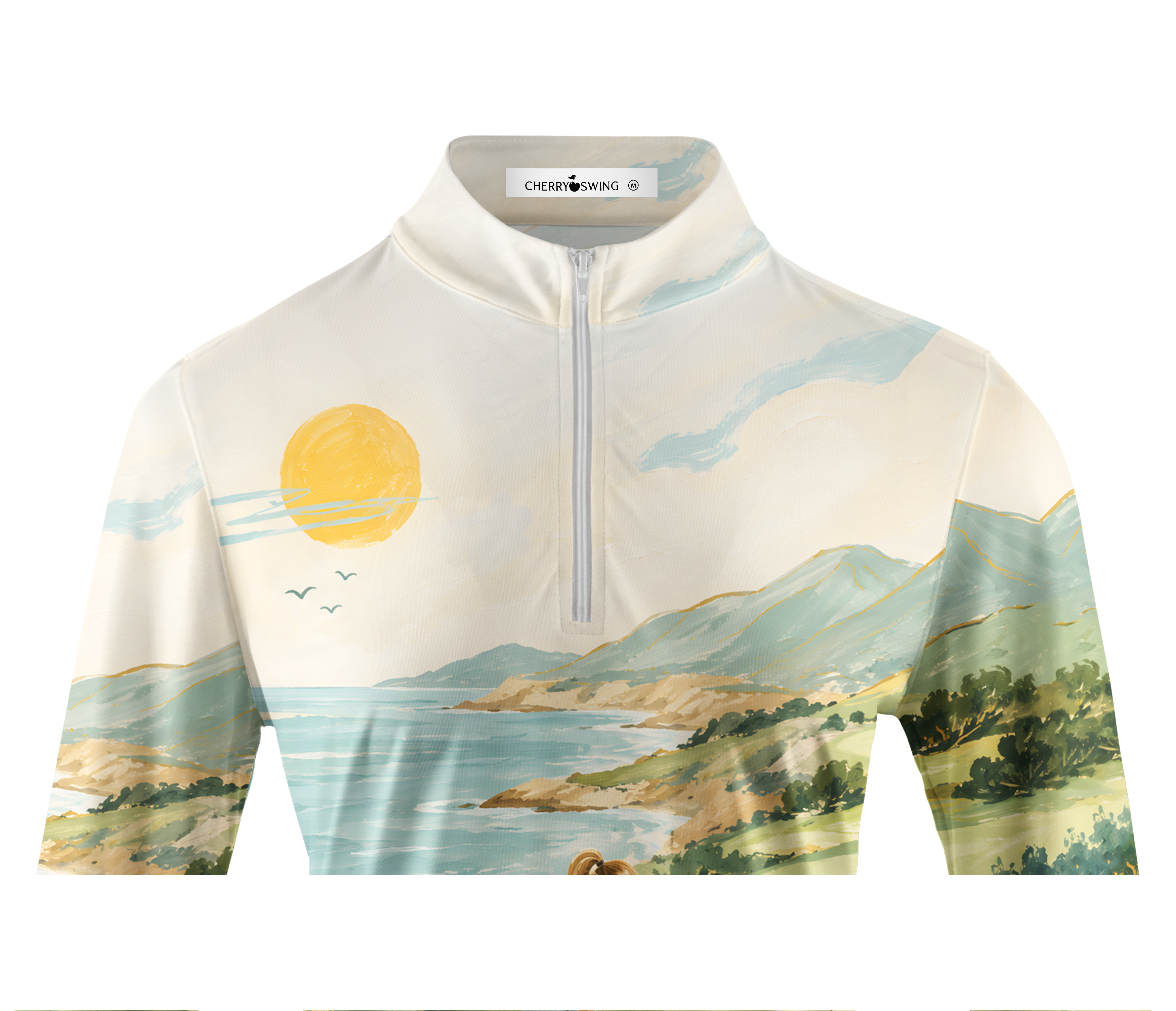 Cherryswing Women's Sunset Putt Long Sleeve Golf Shirt