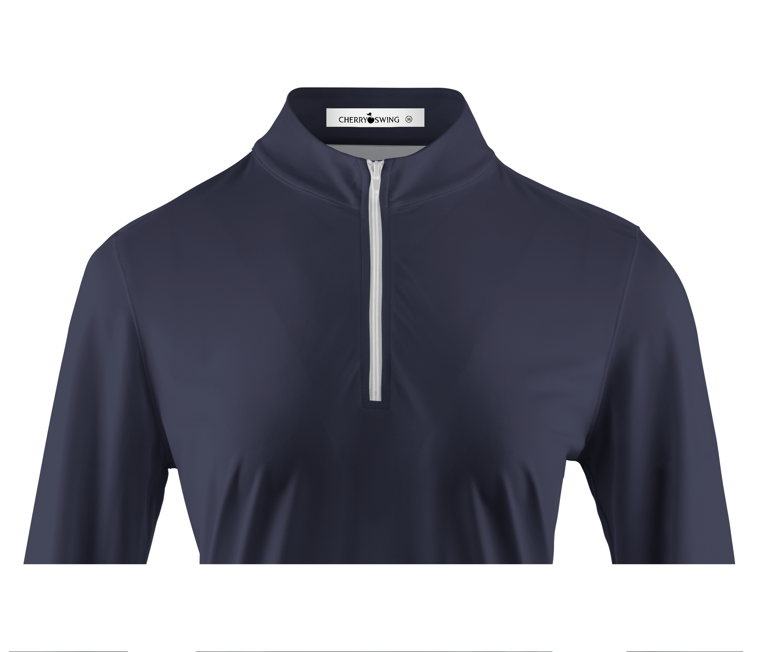 Cherryswing Women's Deep Ocean Calm Long Sleeve Golf Shirt