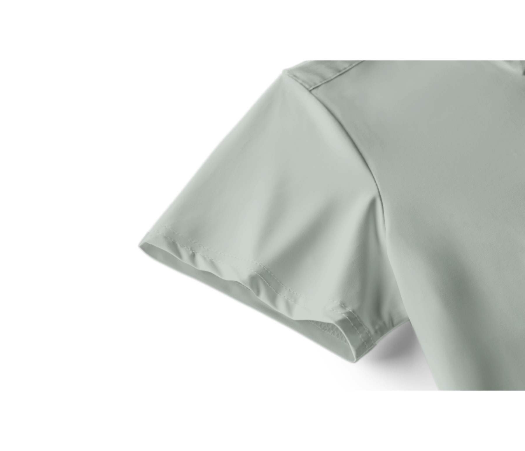 Cherryswing Women's Misty Sage Solid Short Sleeve Golf Shirt