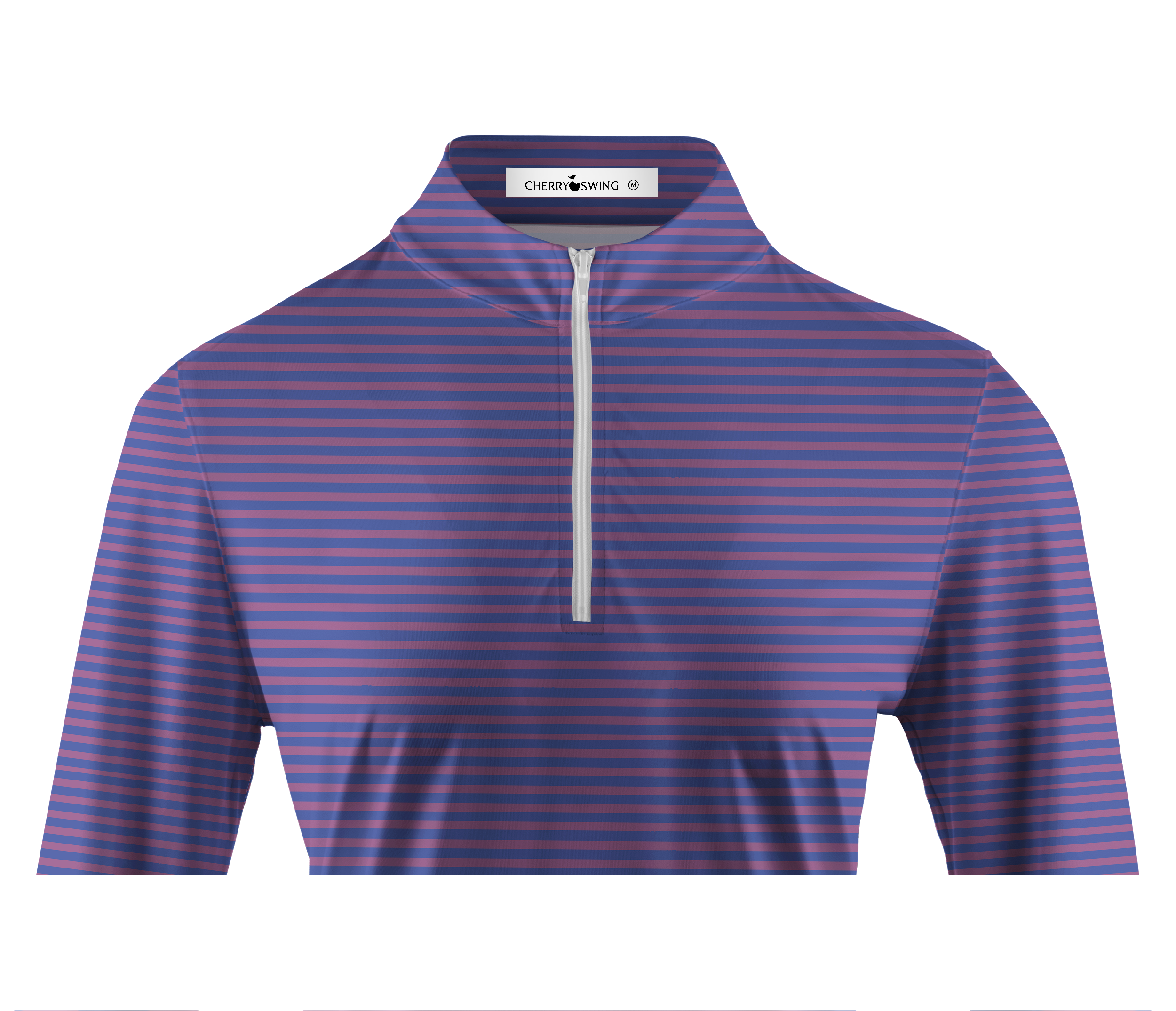 Cherryswing Women's Twilight Horizon Stripe Long Sleeve Golf Shirt