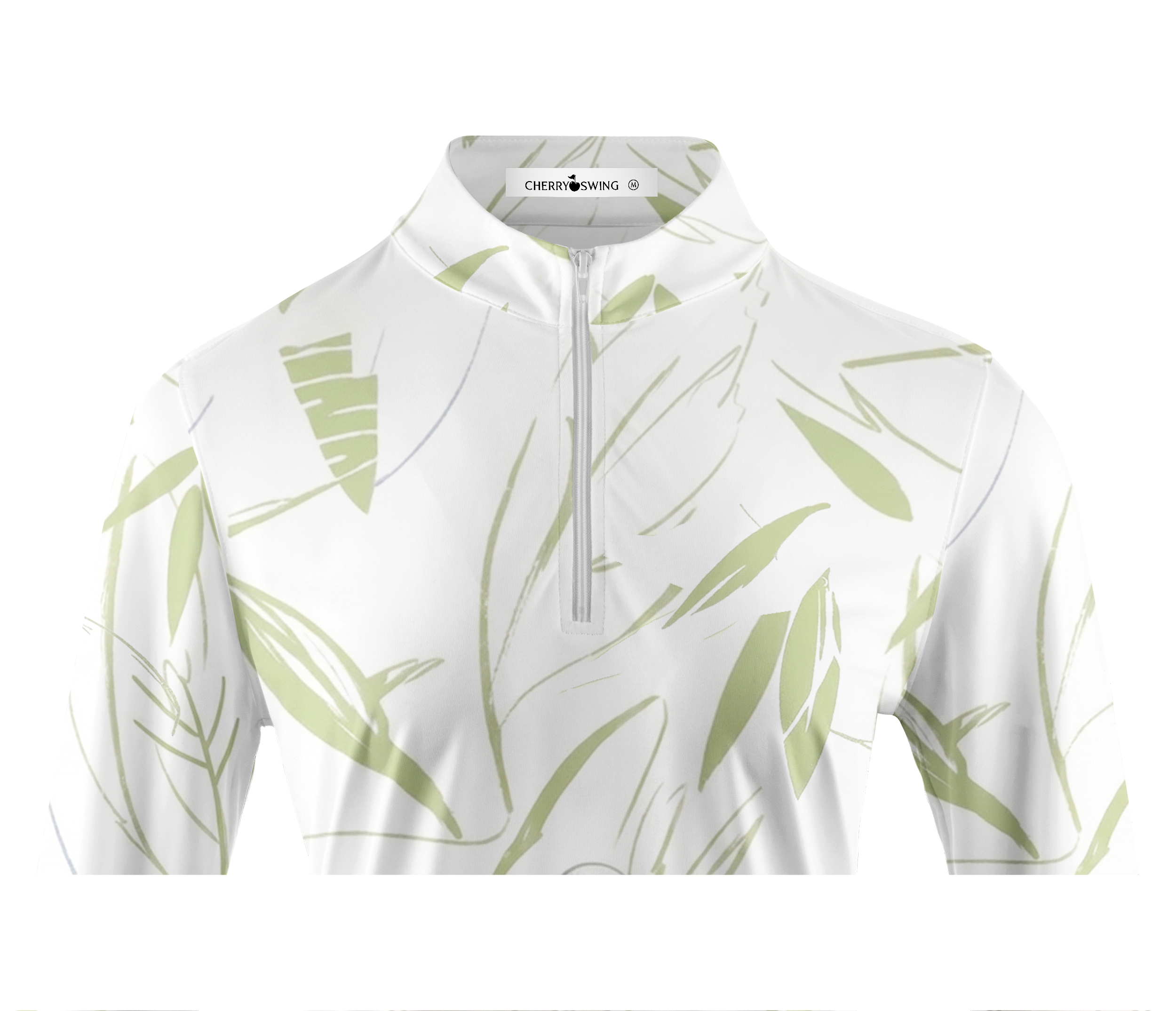 Cherryswing Women's Playful Kitty Long Sleeve Golf Shirt