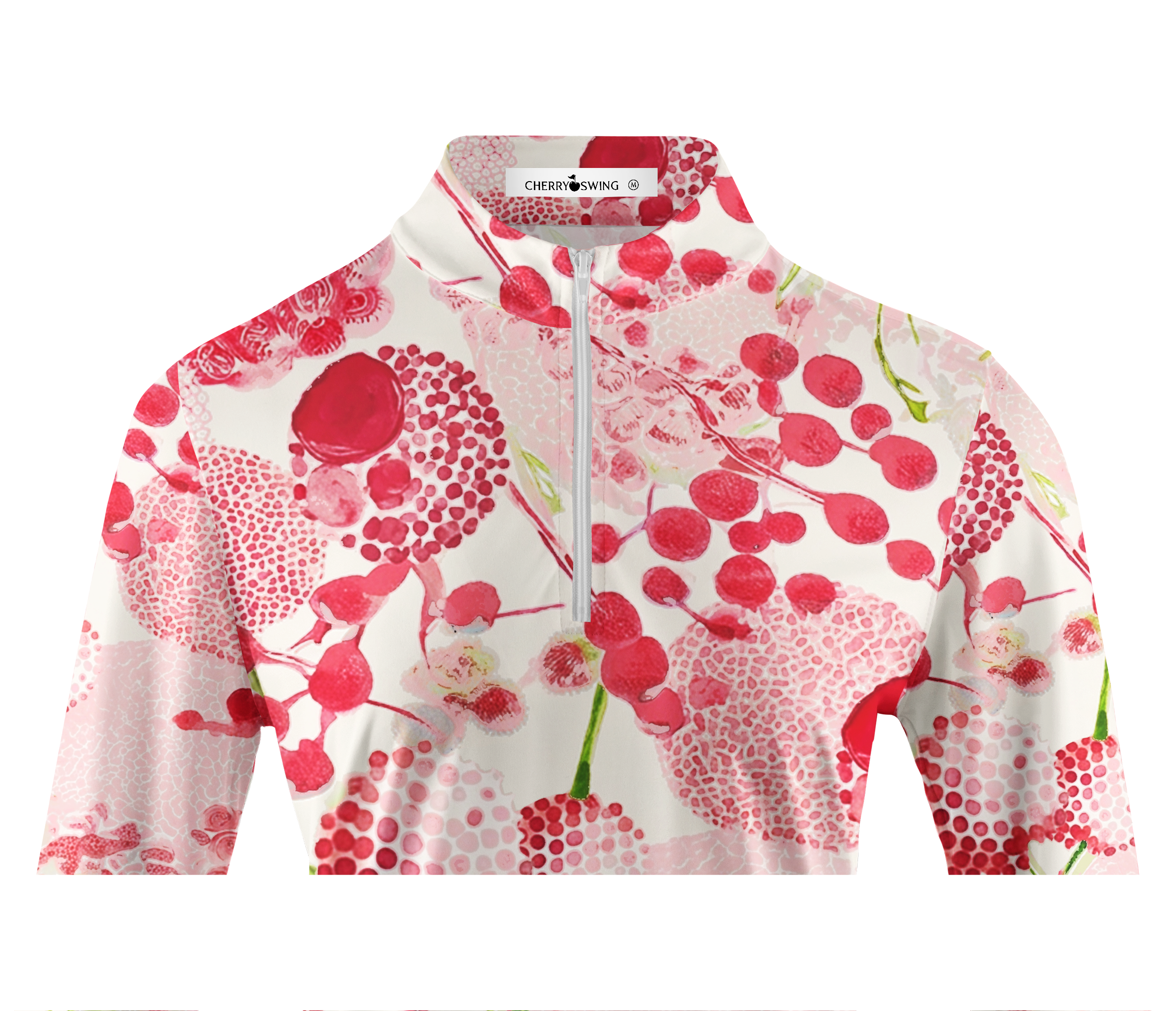 Cherryswing Women's Lush Cherry Berry Long Sleeve Golf Shirt