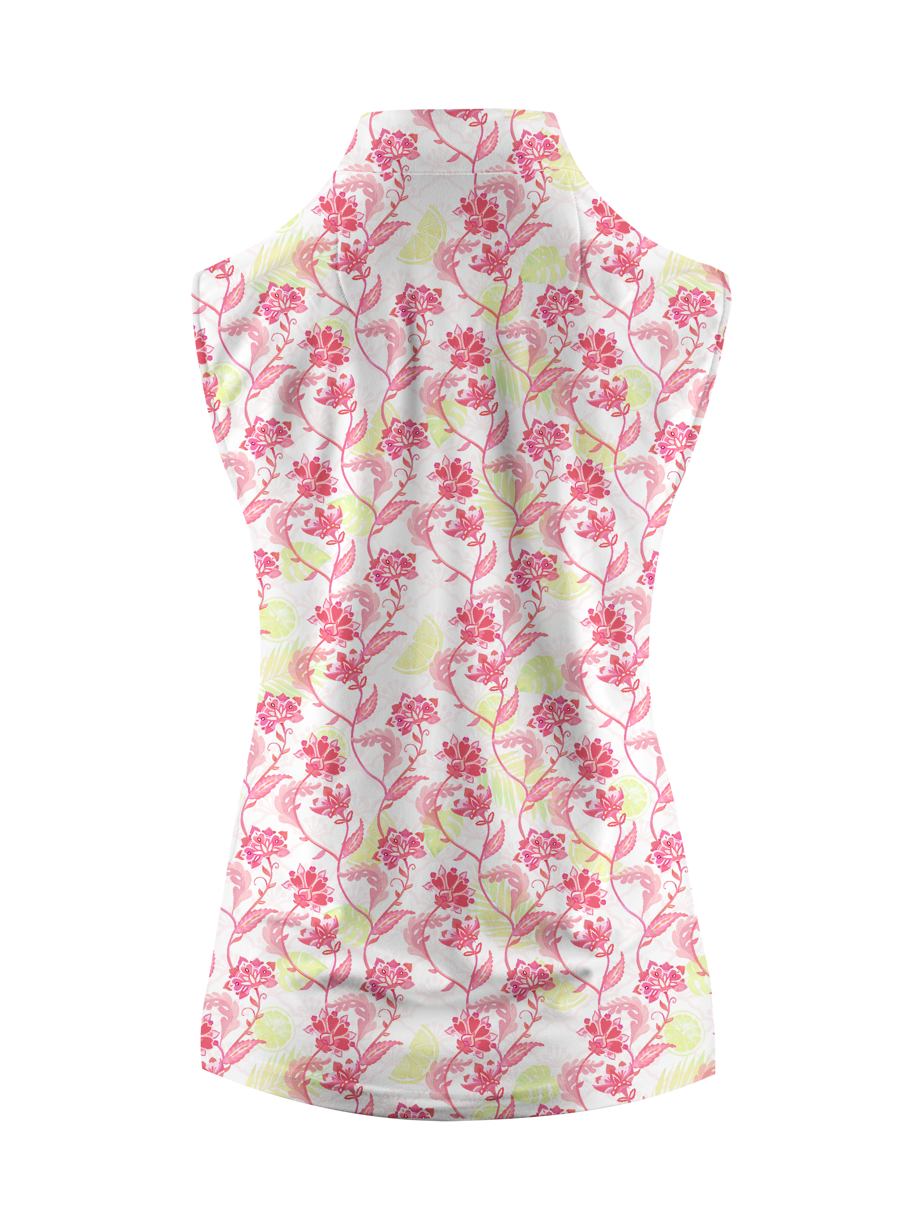 Cherryswing Women's Sleeveless 1/4 Zip Golf Polo Shirt