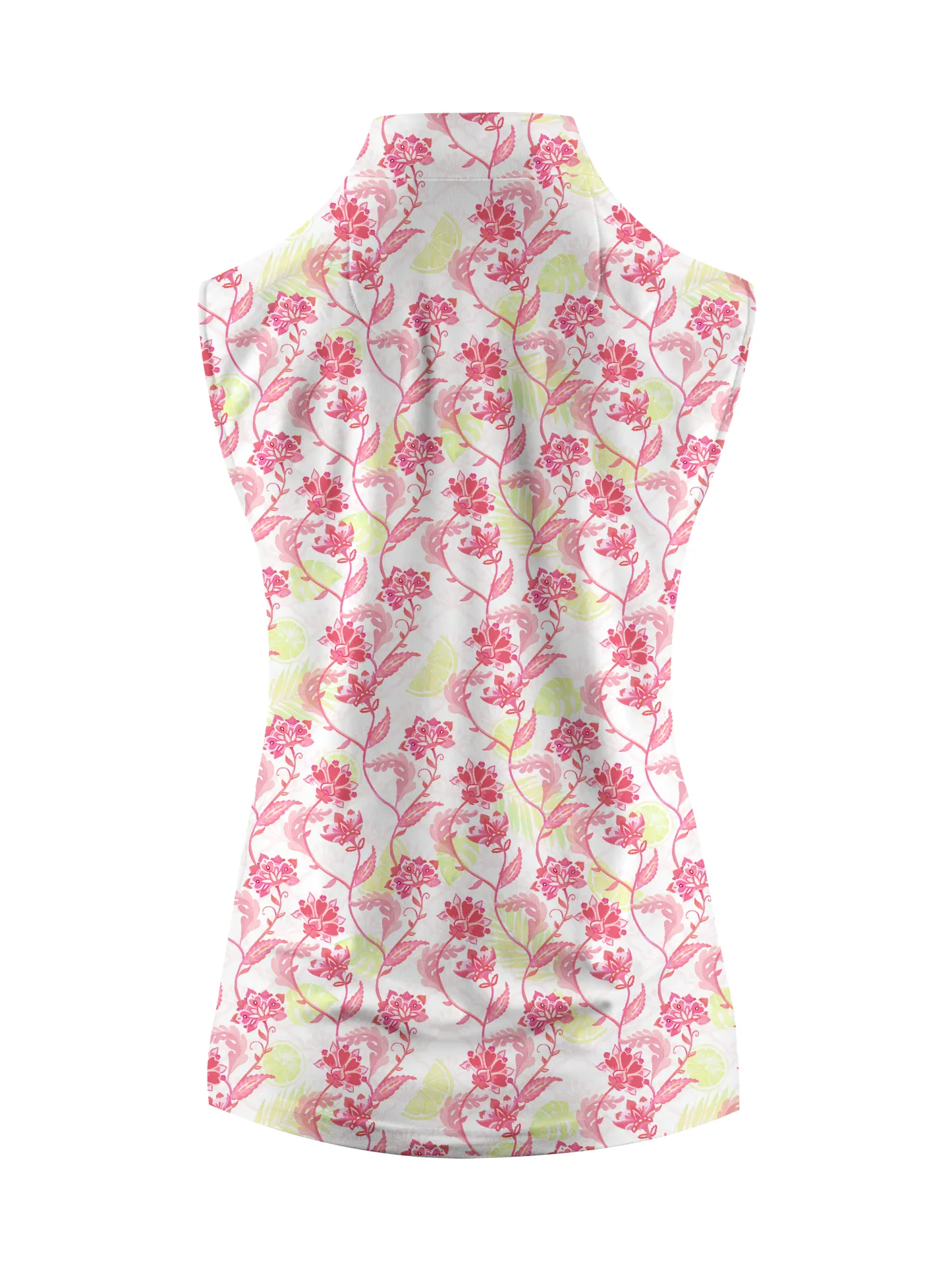 Cherryswing Women's Sleeveless 1/4 Zip Golf Polo Shirt