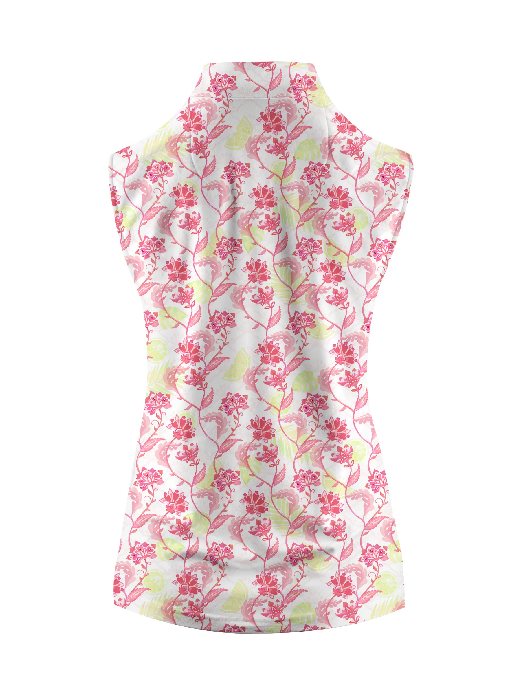 Cherryswing Women's Sleeveless 1/4 Zip Golf Polo Shirt