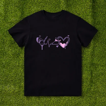 Cherryswing I Play Golf I Drink Wine T-shirt For Women