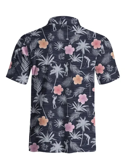 Cherryswing Tropical Paradise Men's Polo Shirt