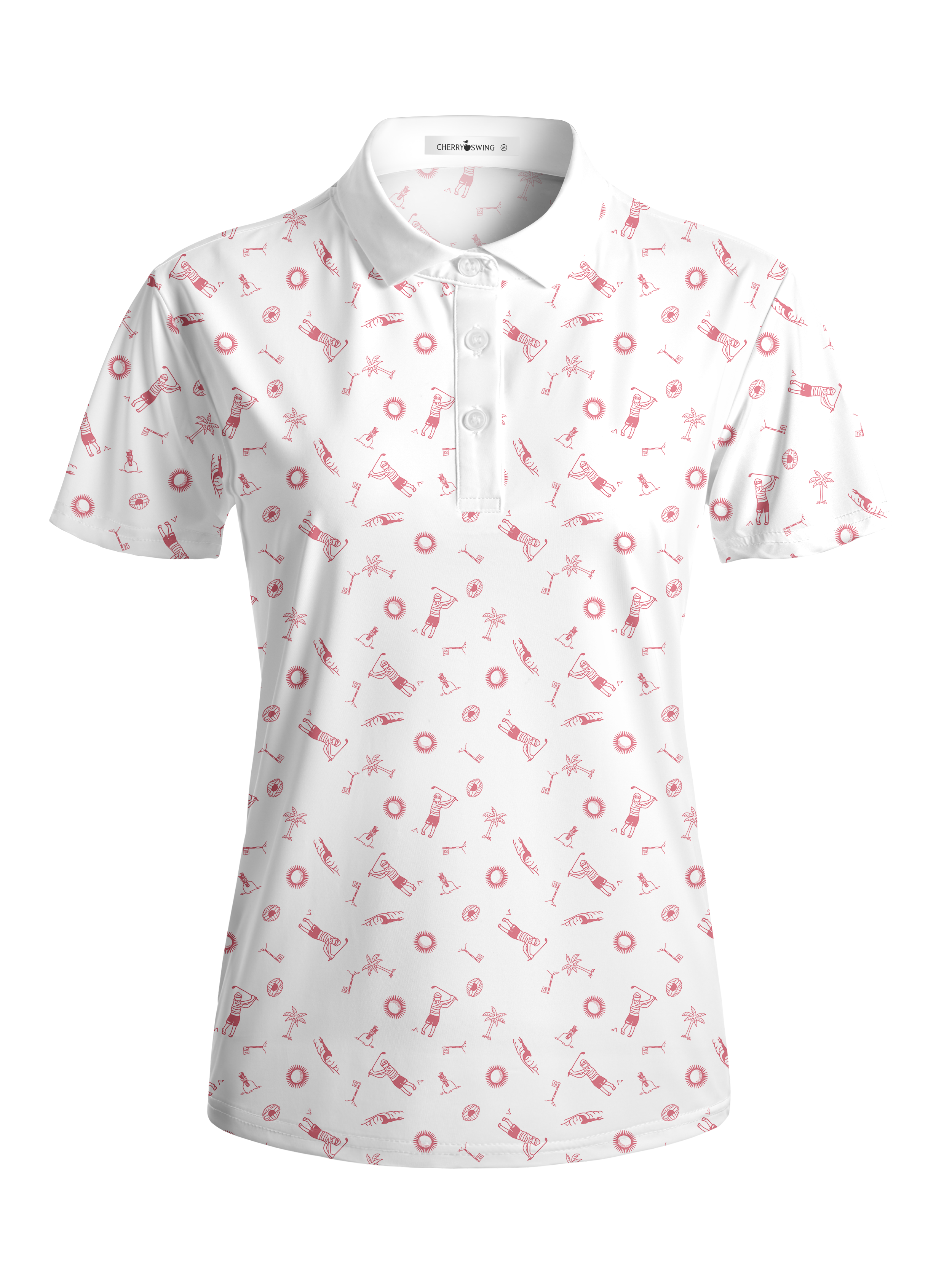 Cherryswing Women's Lilac Short Sleeve Golf Shirt