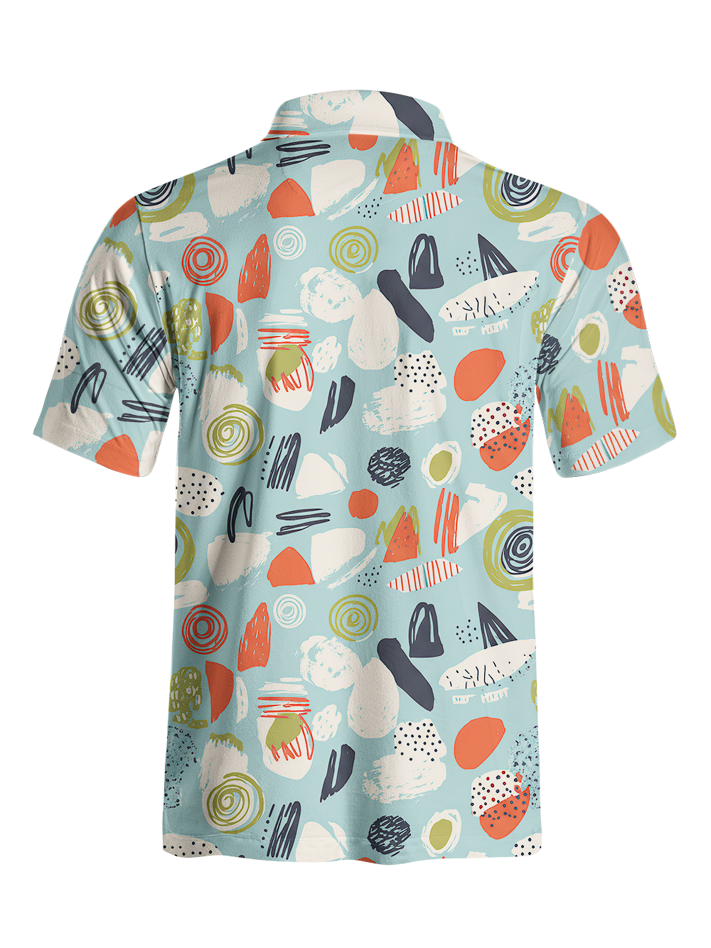 Cherryswing Playful Strokes Men's Polo Shirt
